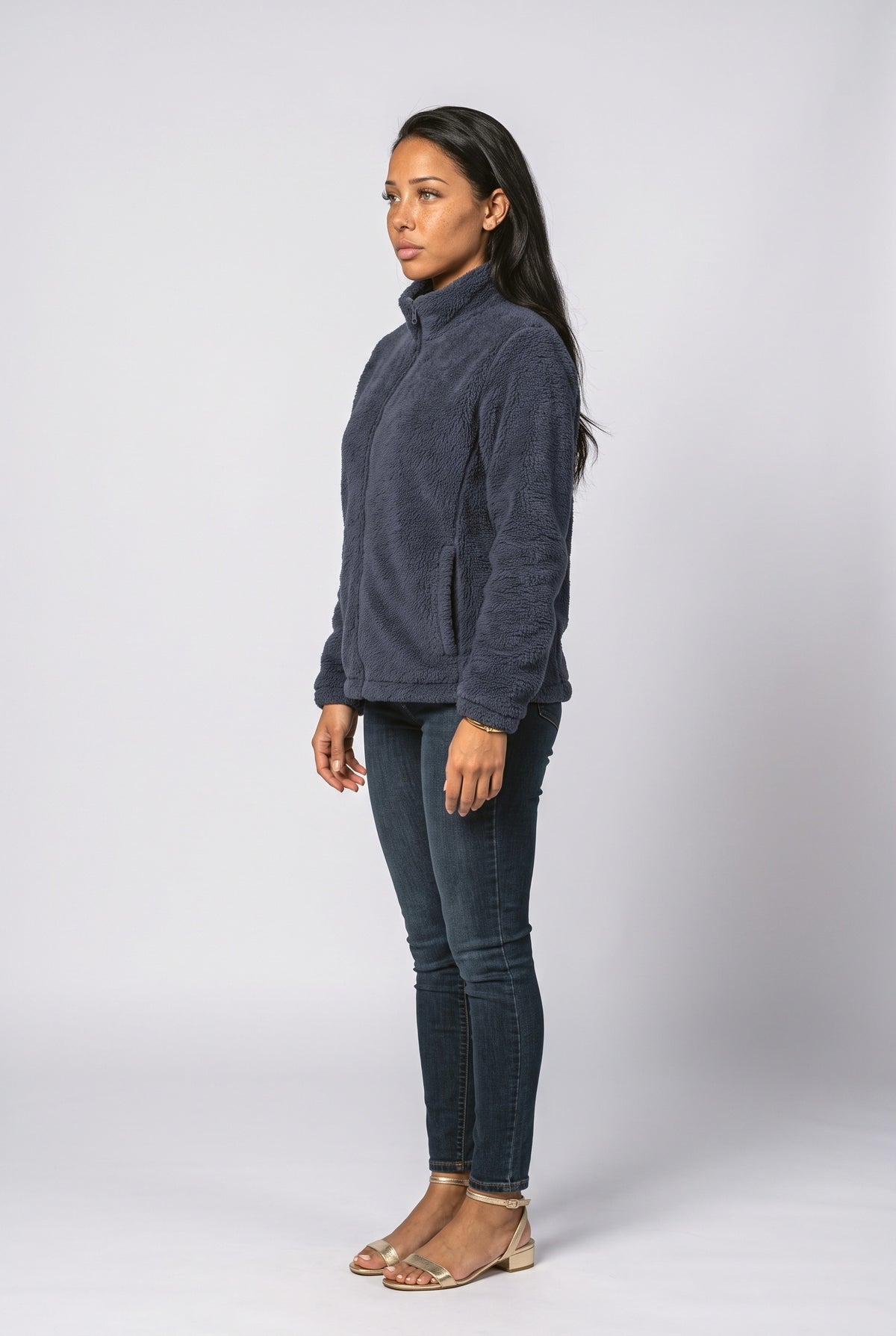 Fleece Jacket, back view