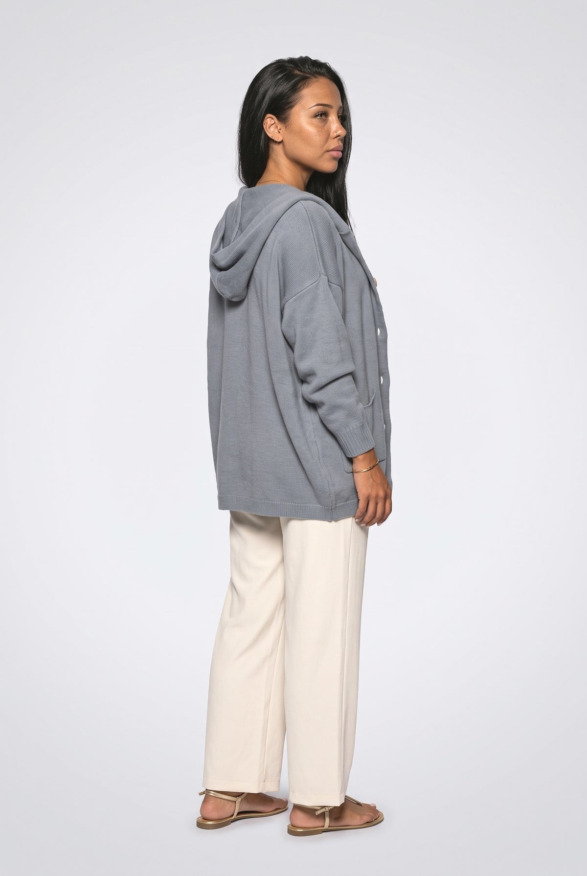 Knit Cardigan, back view
