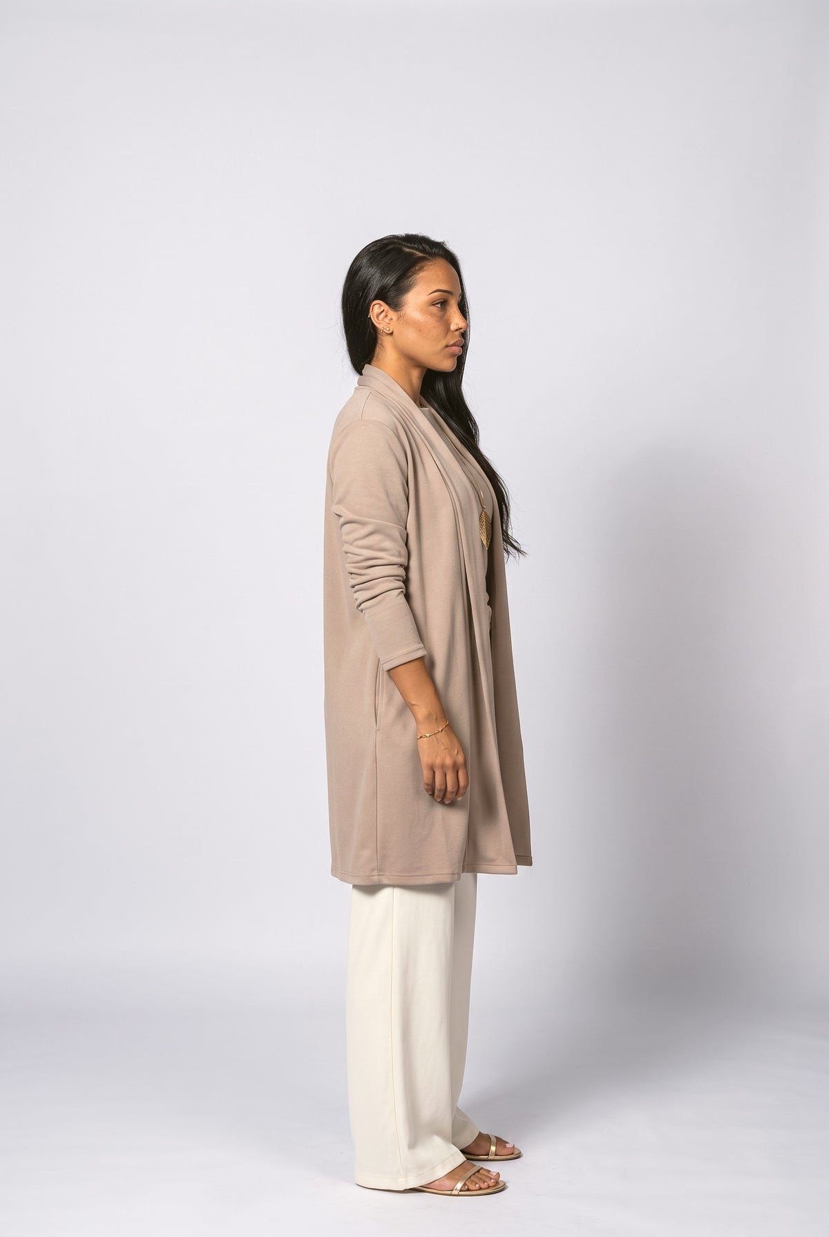 Long Cardigan, back view