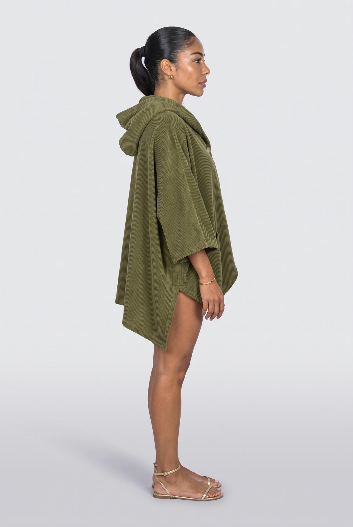 Asymmetric Bomber Jacket, back view