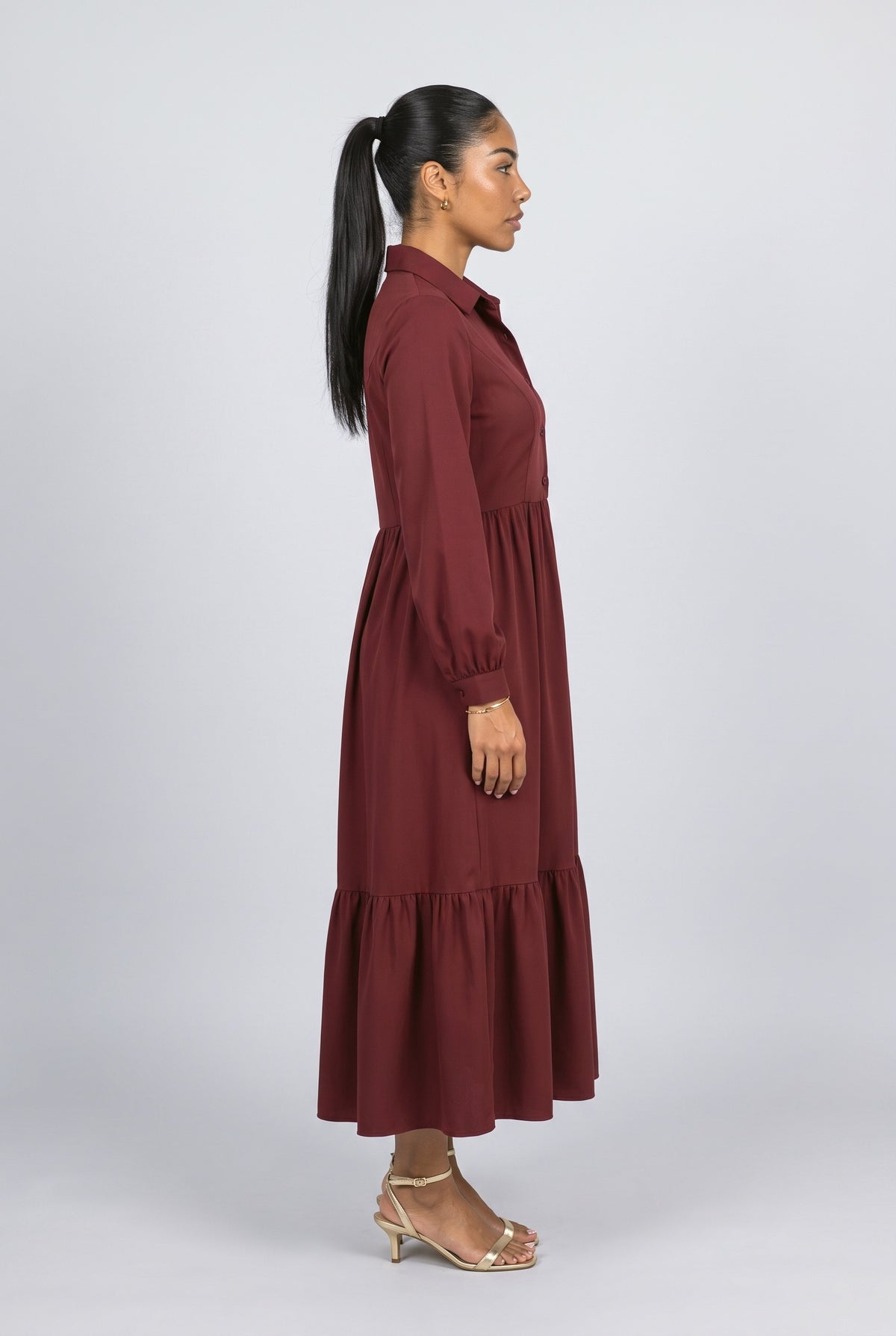 Flowy Summer Dress, back view