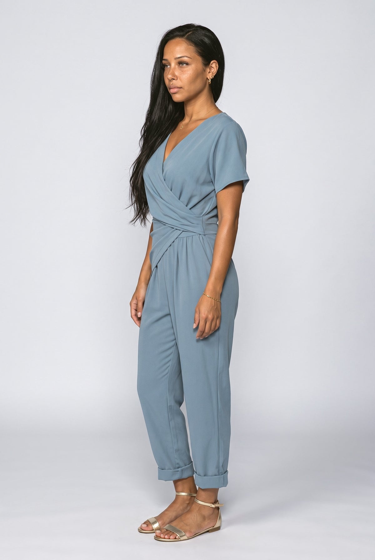 Wrap Jumpsuit, back view