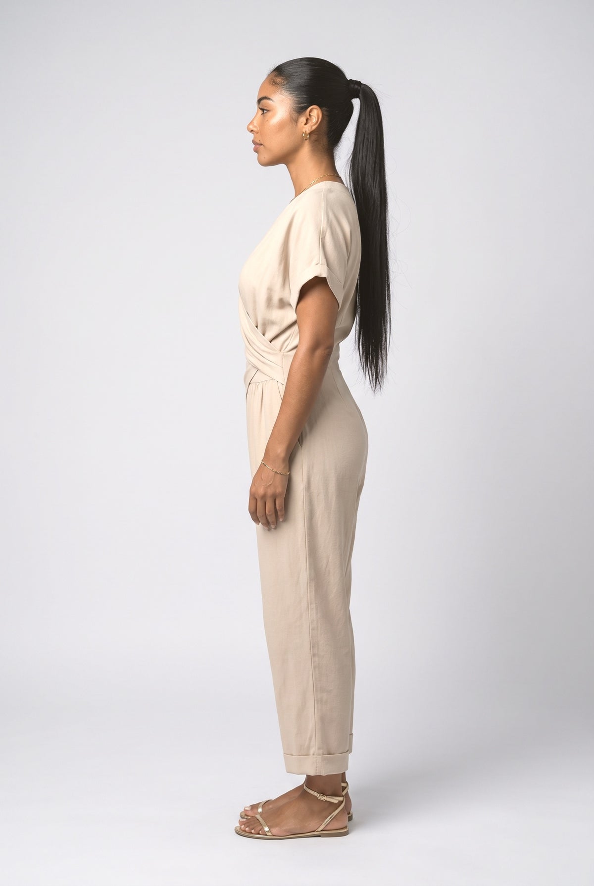 Wrap Two Piece Outfit, back view