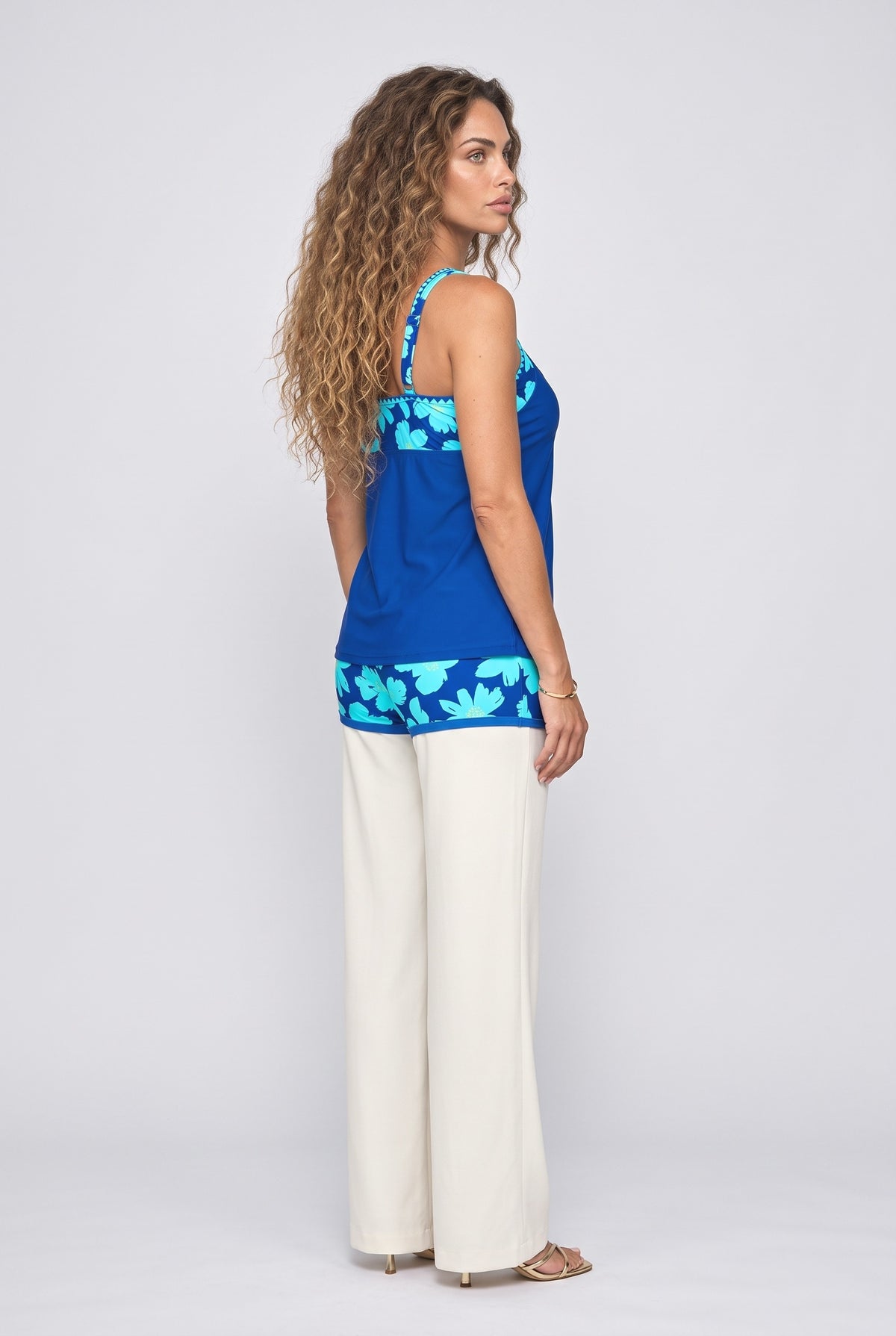 Floral Tankini, back view