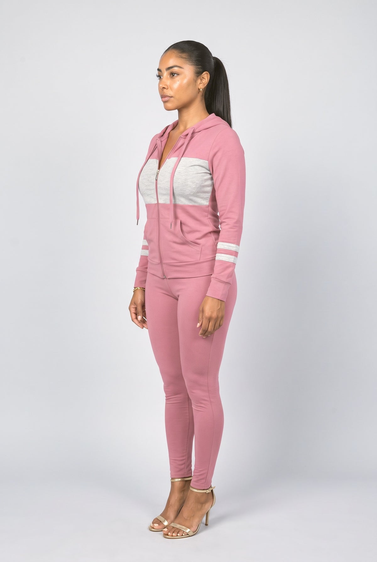 Colorblock Lounge Set, back view