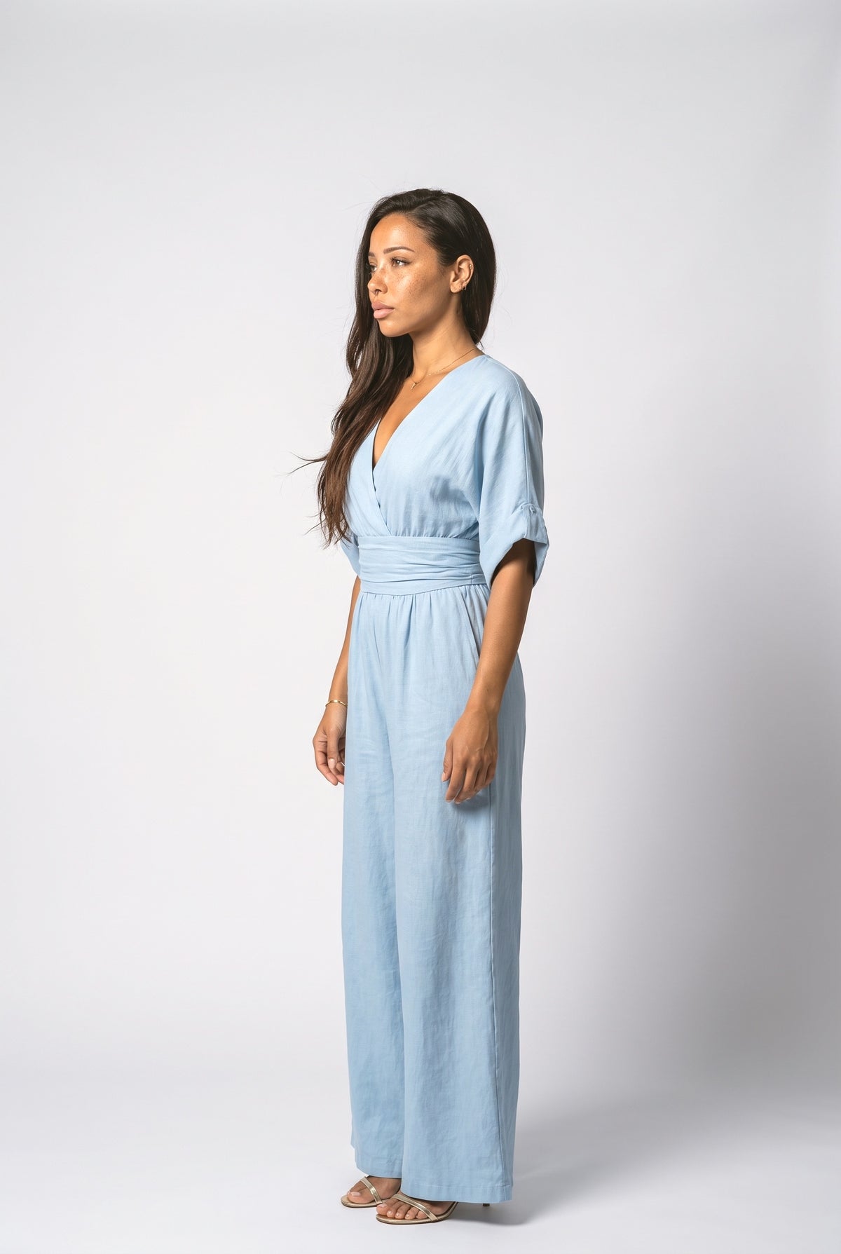 Wrap Jumpsuit, back view