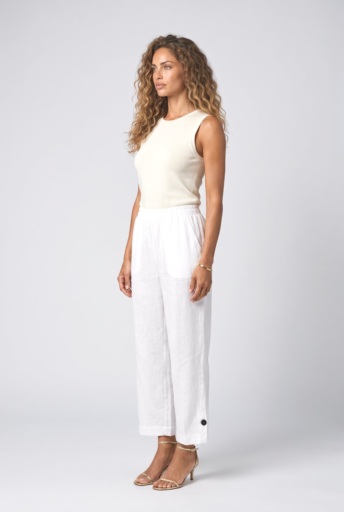 Wide Leg Pants, back view