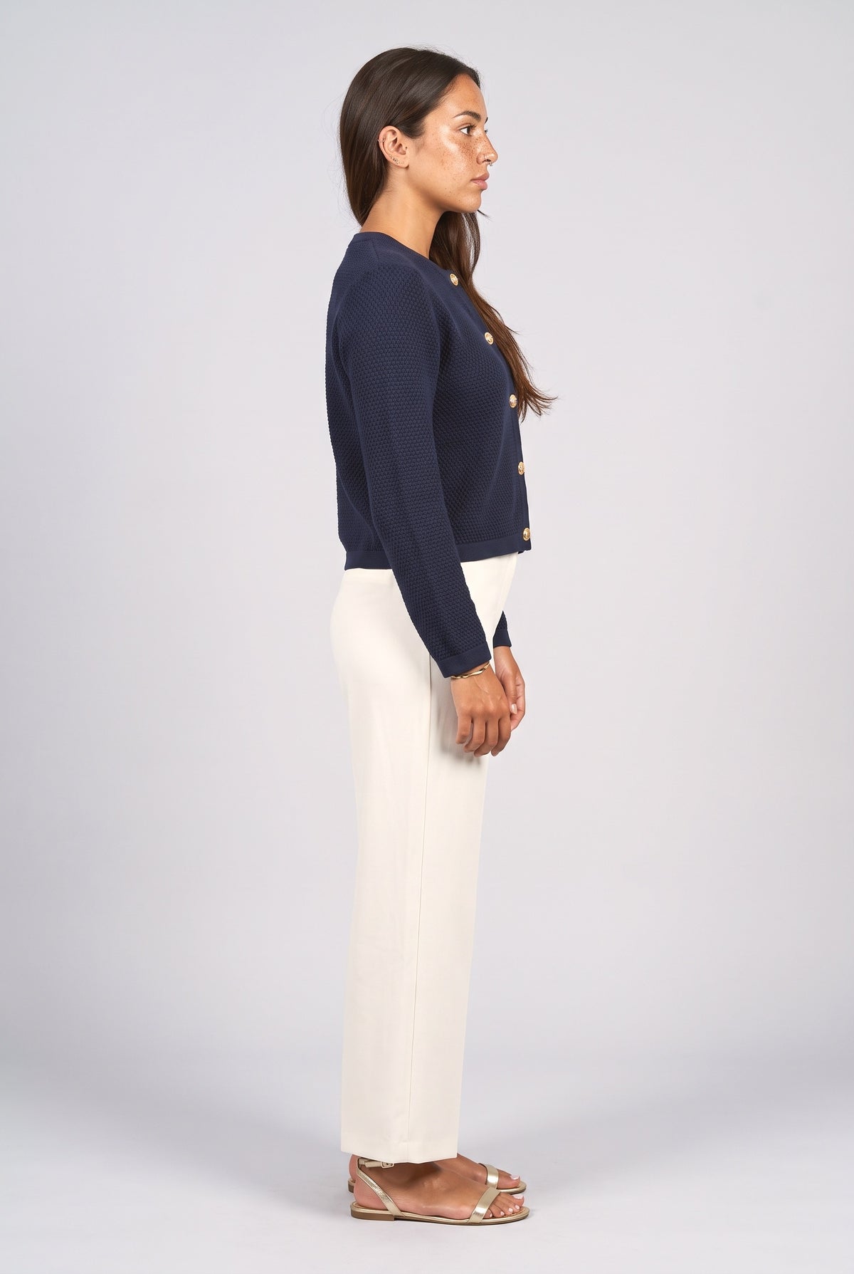 Knit Cardigan, back view