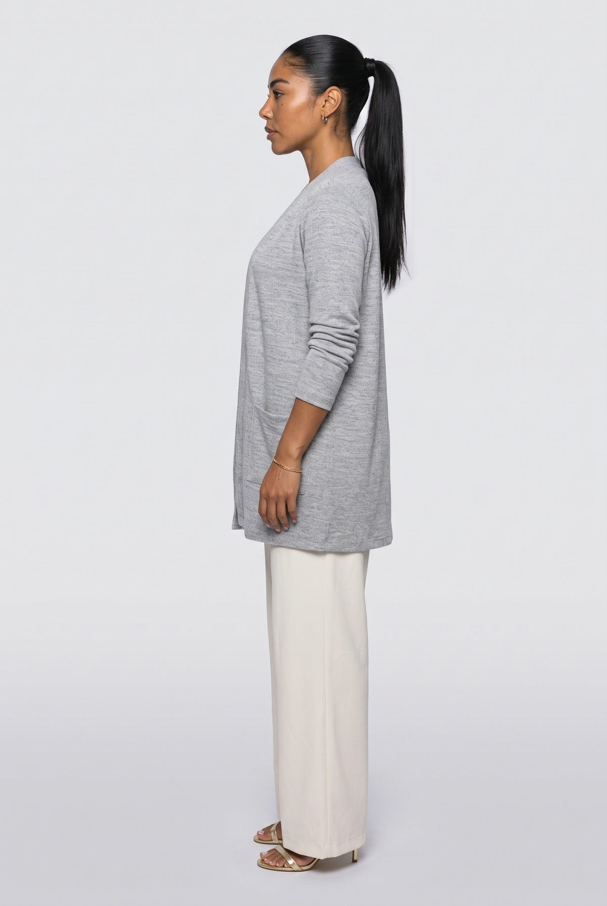 Knit Cardigan, back view