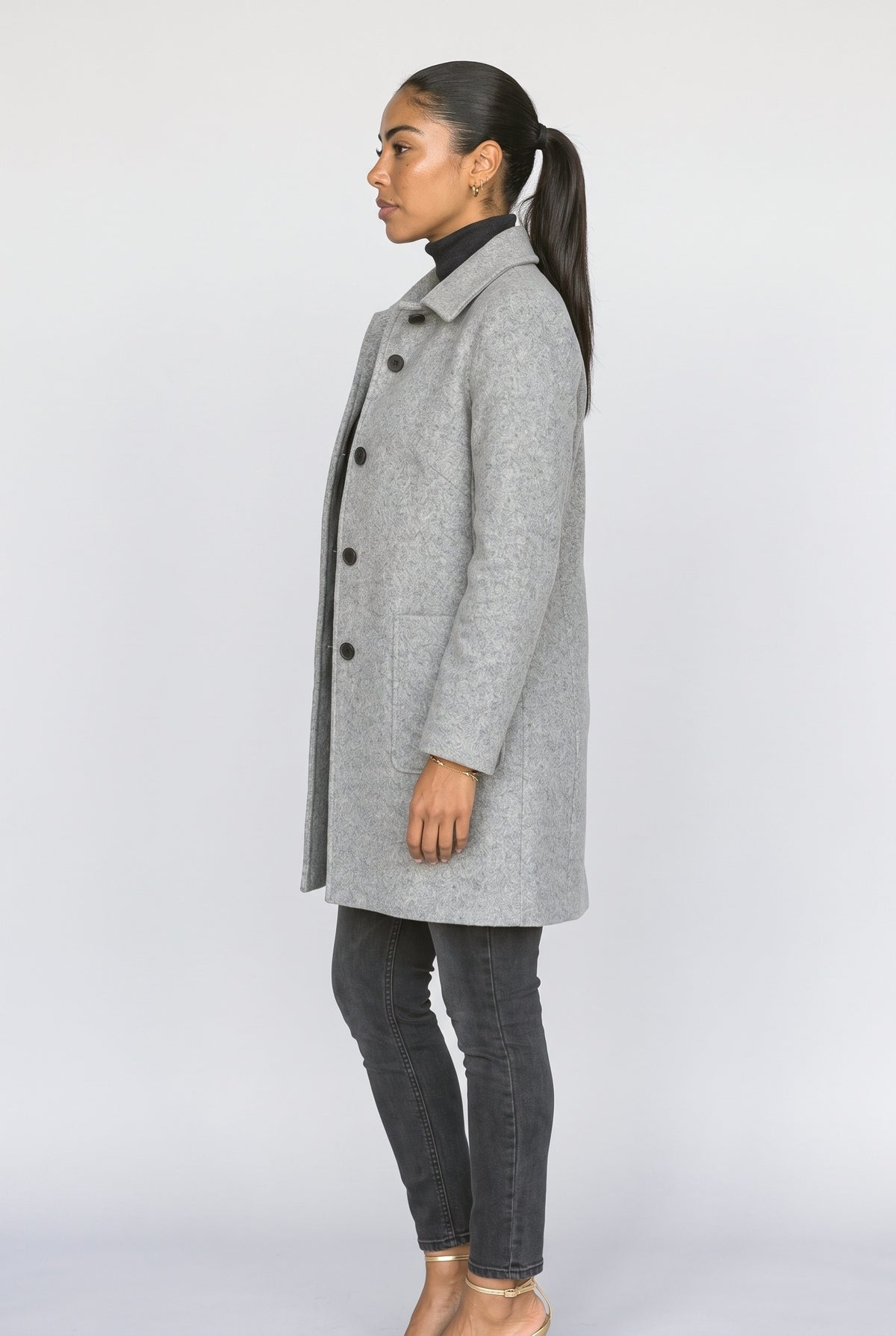 Wool Coat, back view