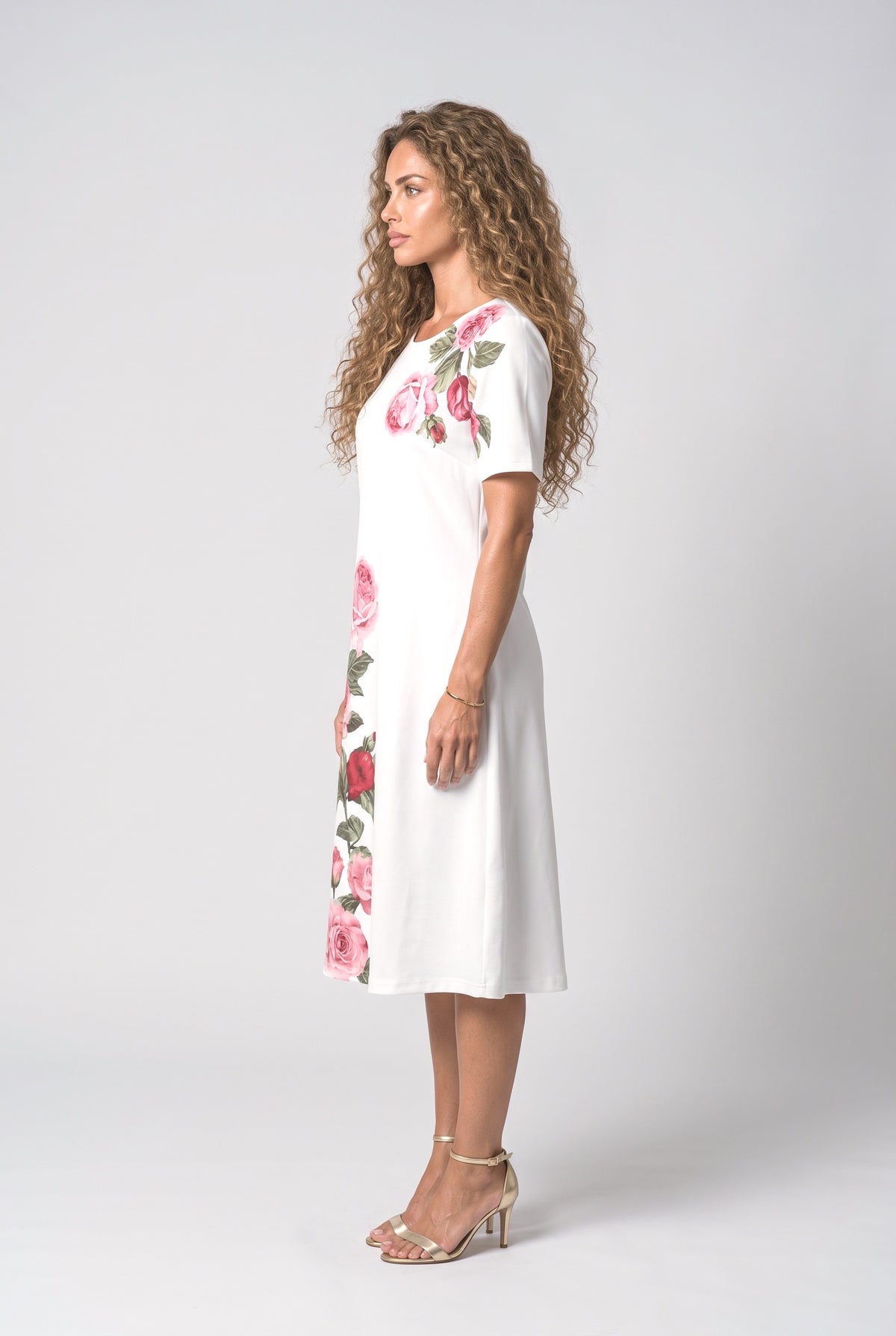 A-Line Midi Dress, back view
