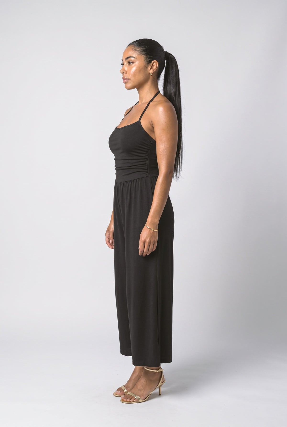 Ruched Jumpsuit, back view