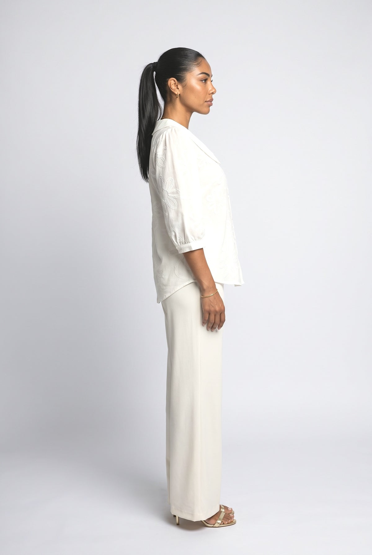 Floral Blouse, back view