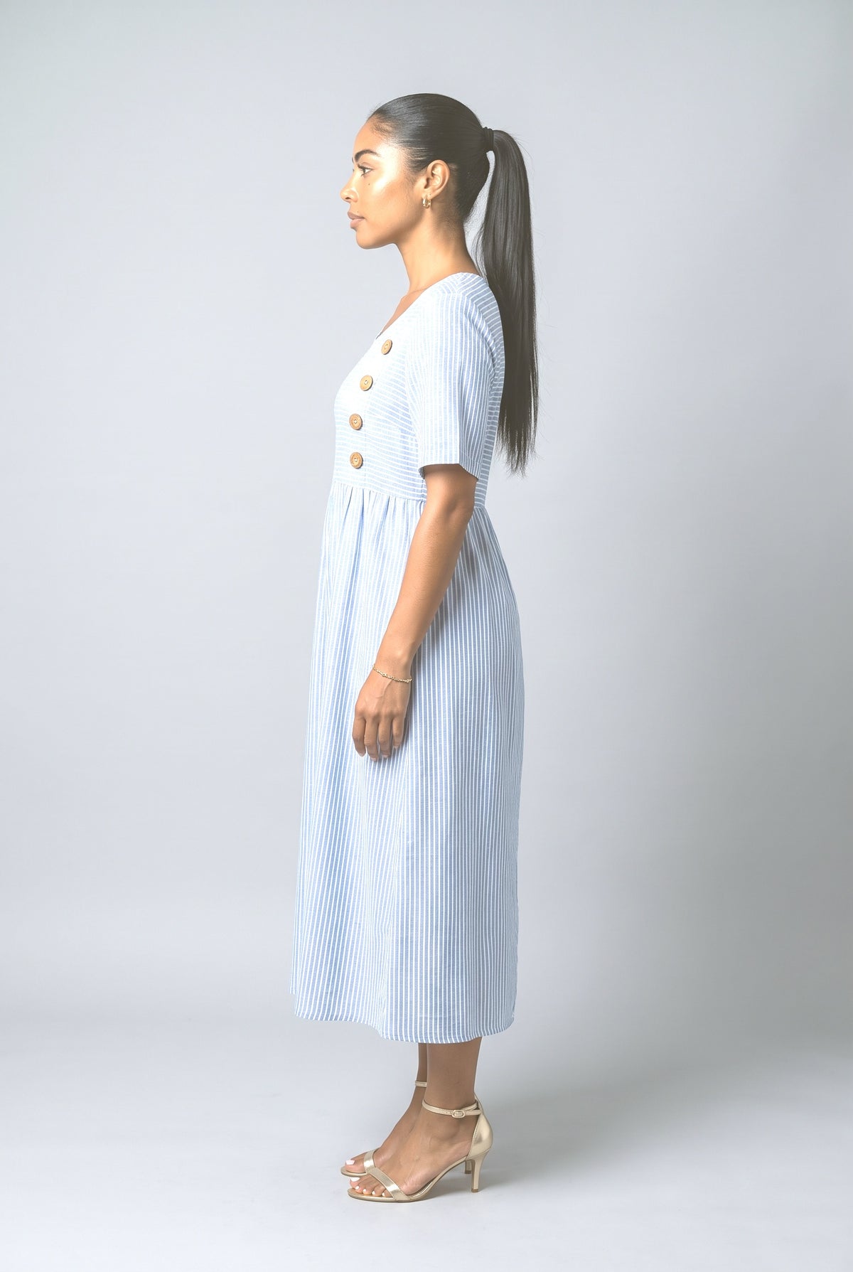 Midi Dress, back view