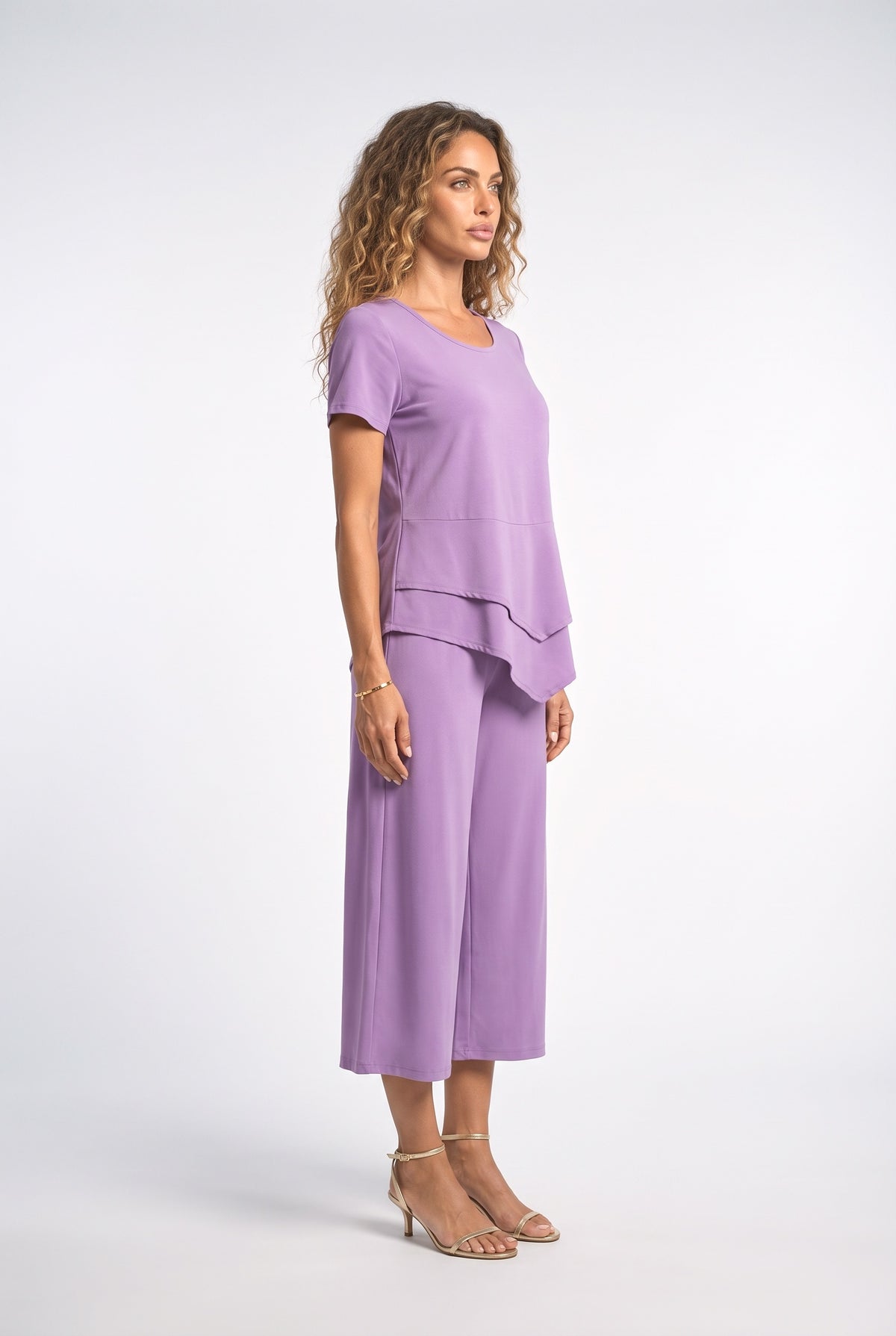 Asymmetric Two Piece Outfit, back view