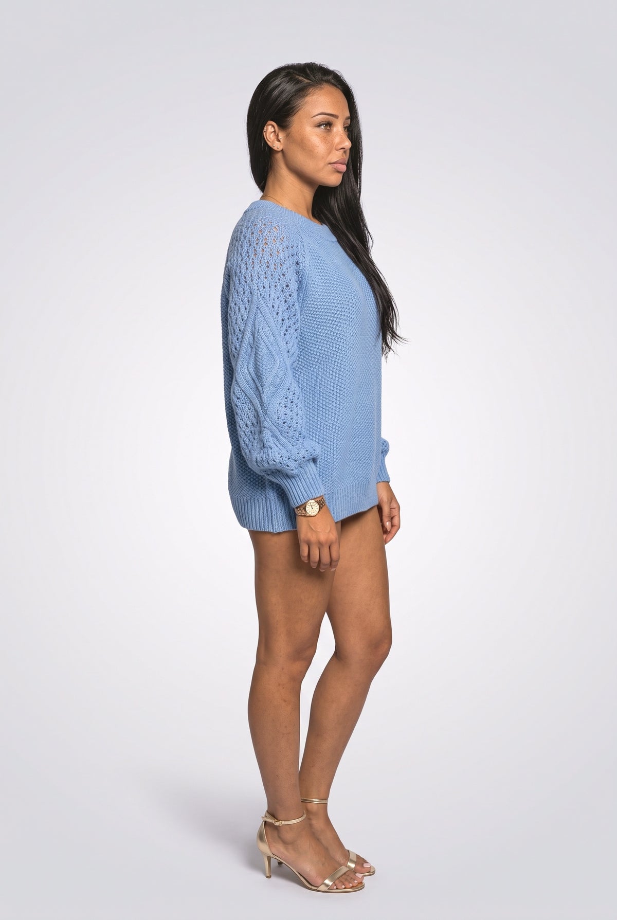 Knit Pullover Sweater, back view