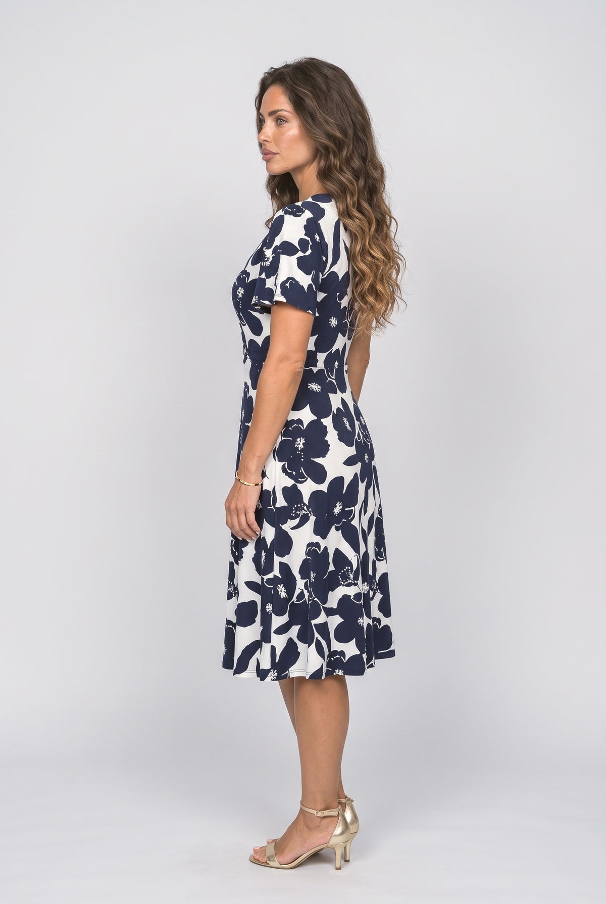 Wrap Summer Dress, back view
