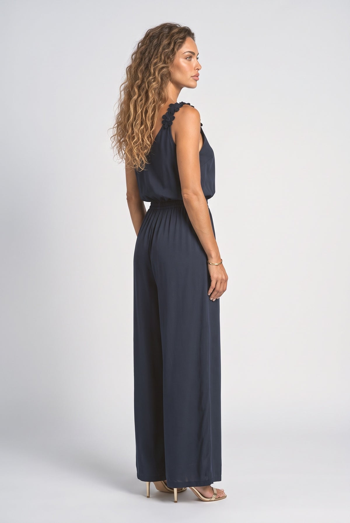 Floral Jumpsuit, back view