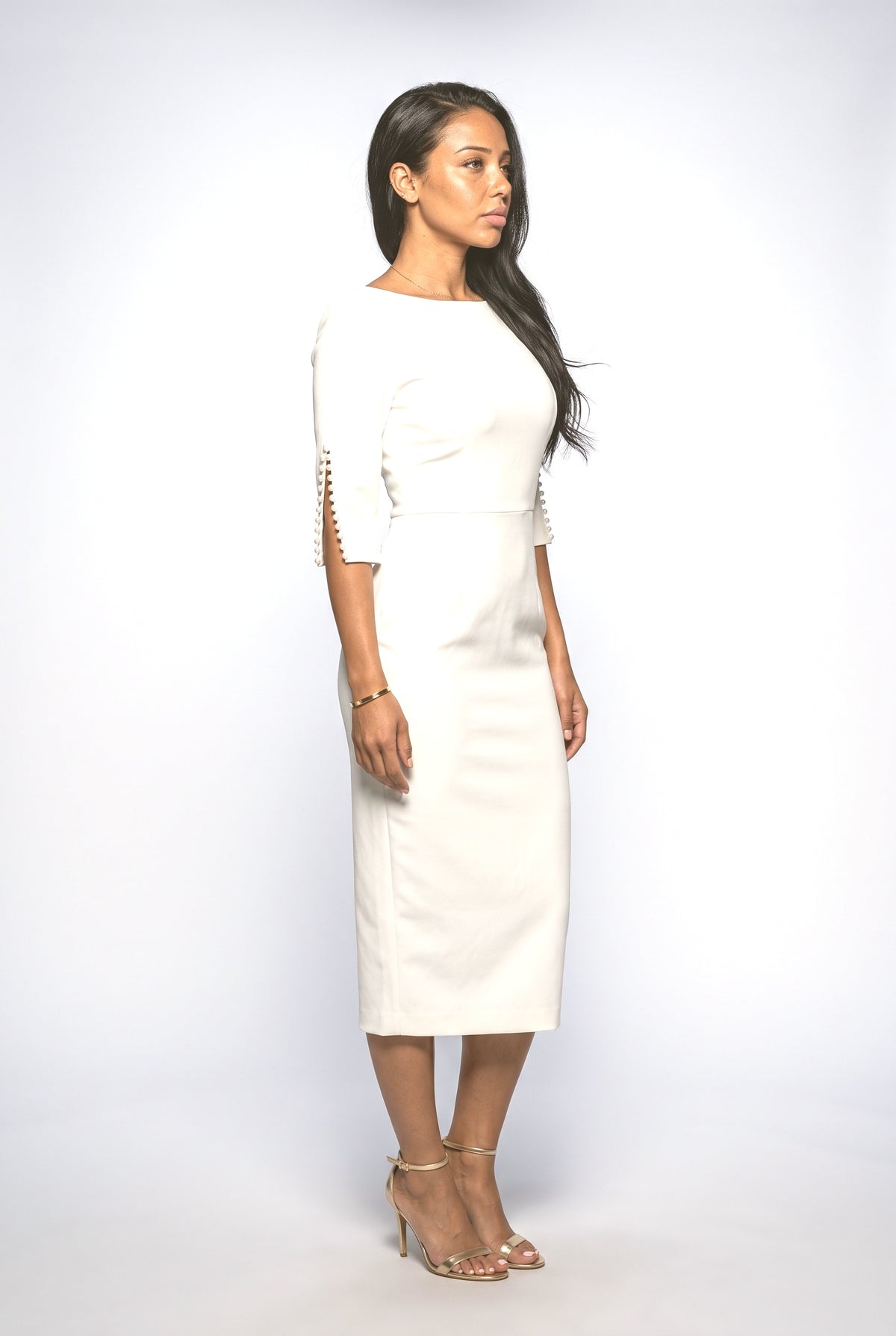 Midi Dress, back view