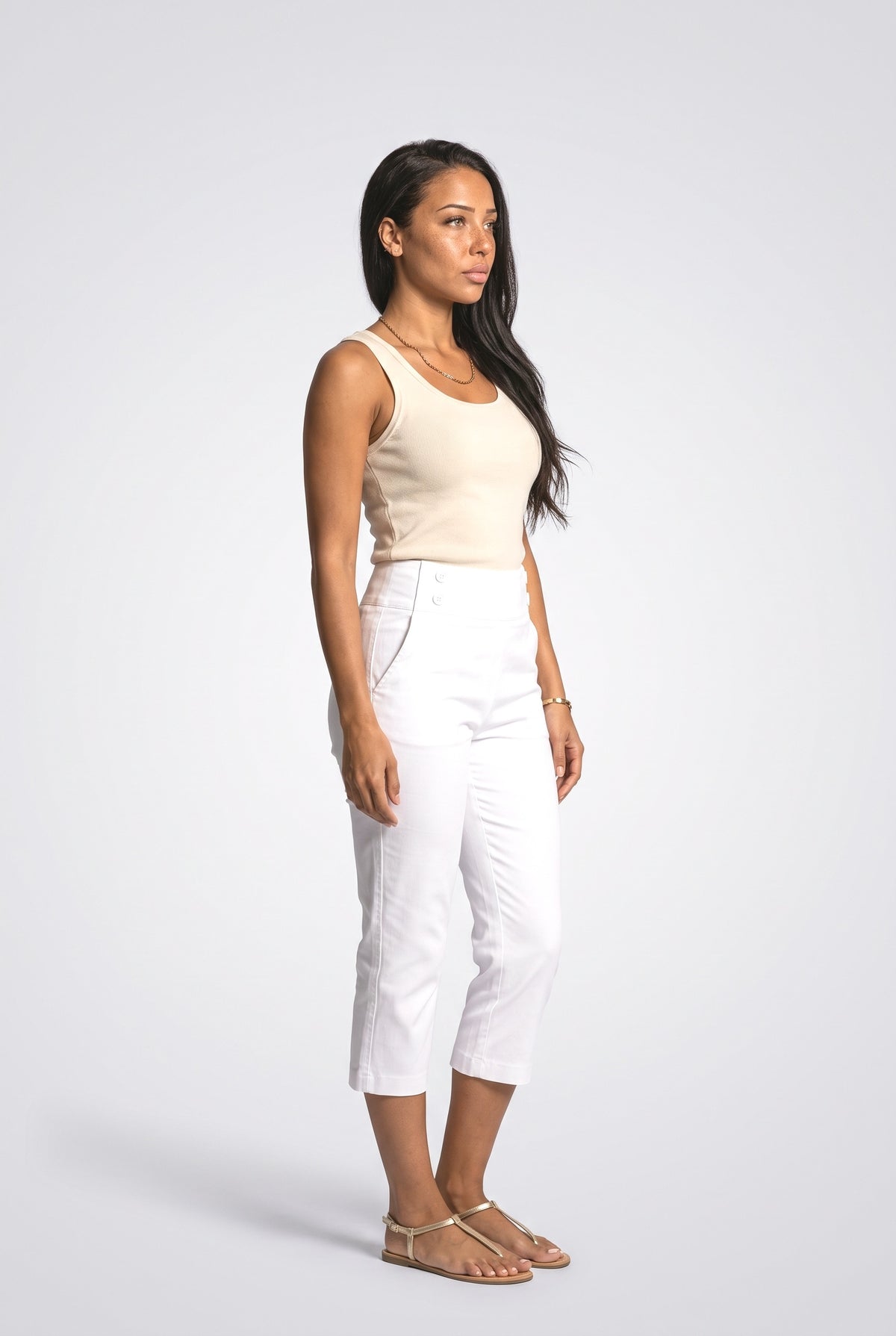 Wide Leg Pants, back view