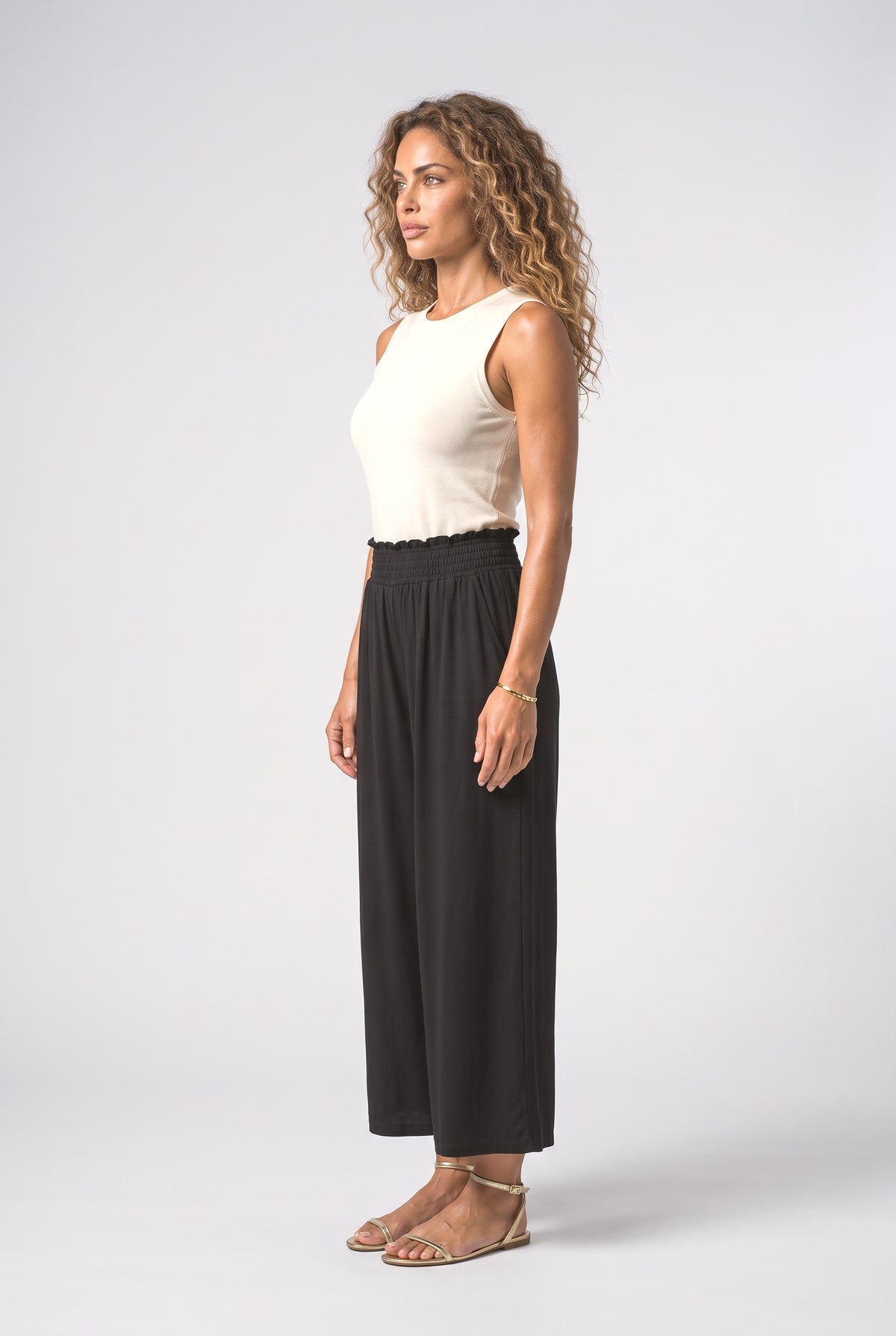 Wide Leg Pants, back view
