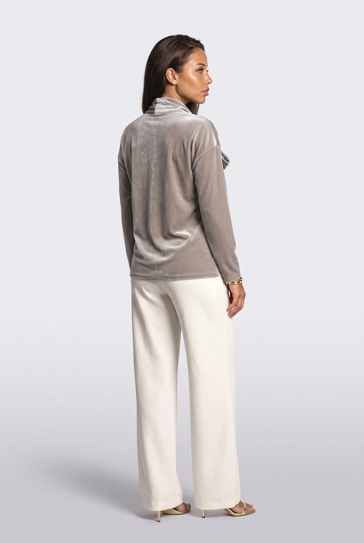 Velvet Blouse, back view