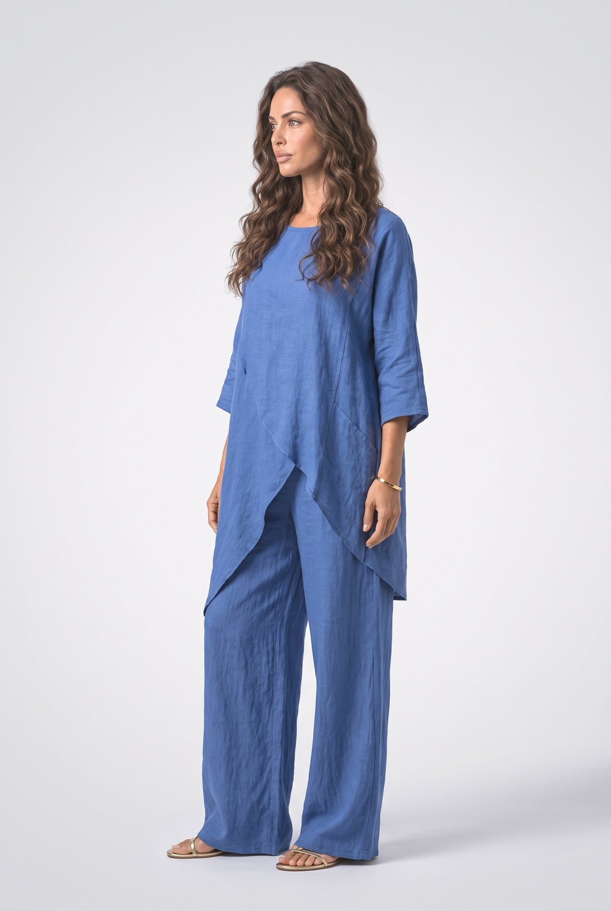 Asymmetric Two Piece Outfit, back view