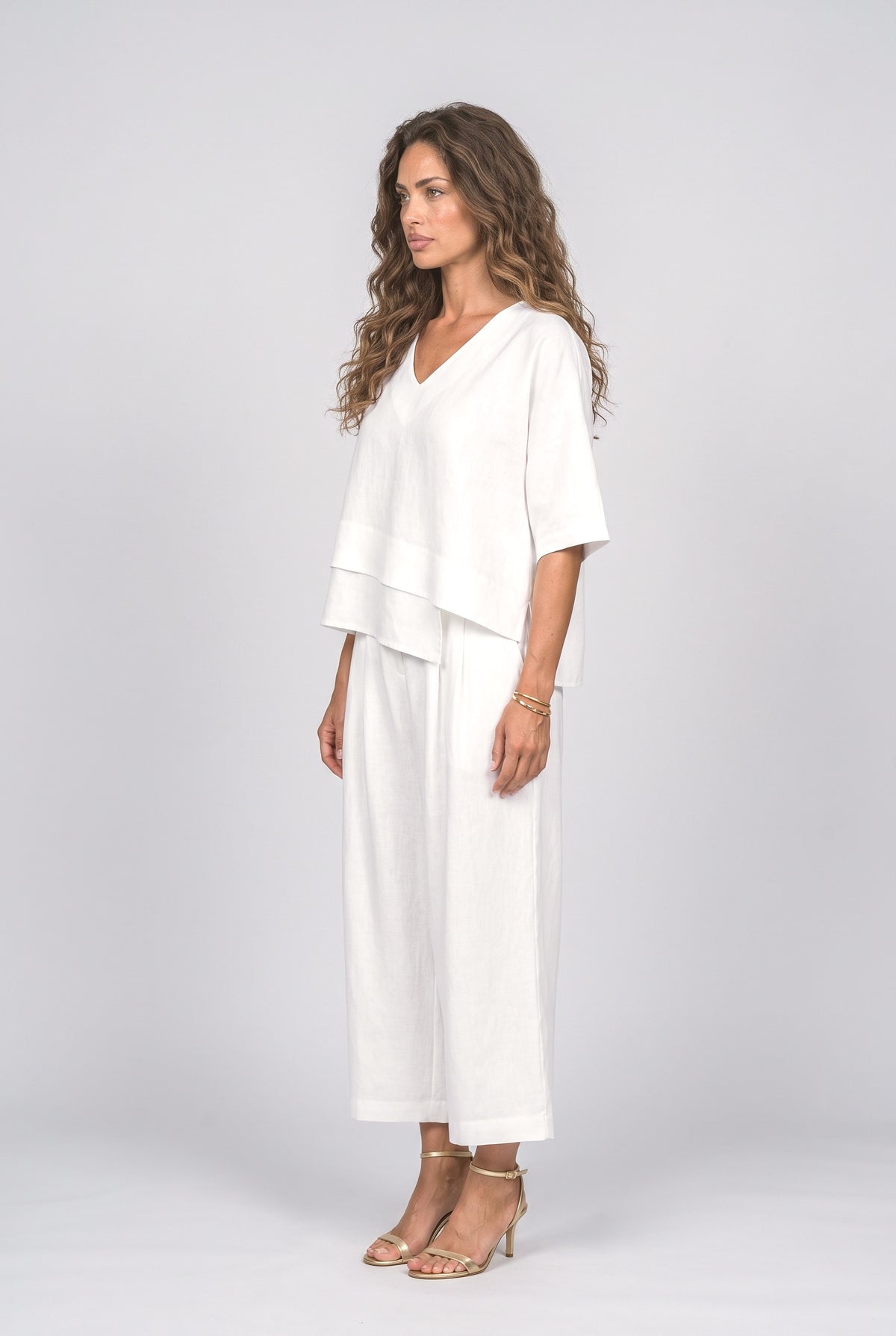 Asymmetric Two Piece Outfit, back view