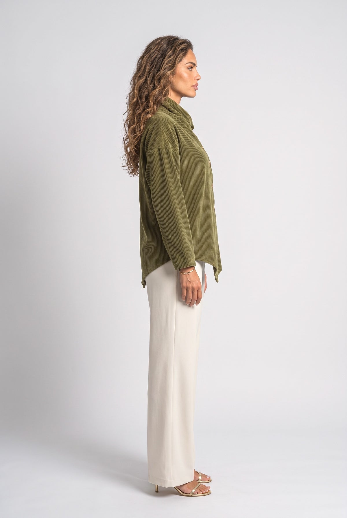 Asymmetric Blouse, back view