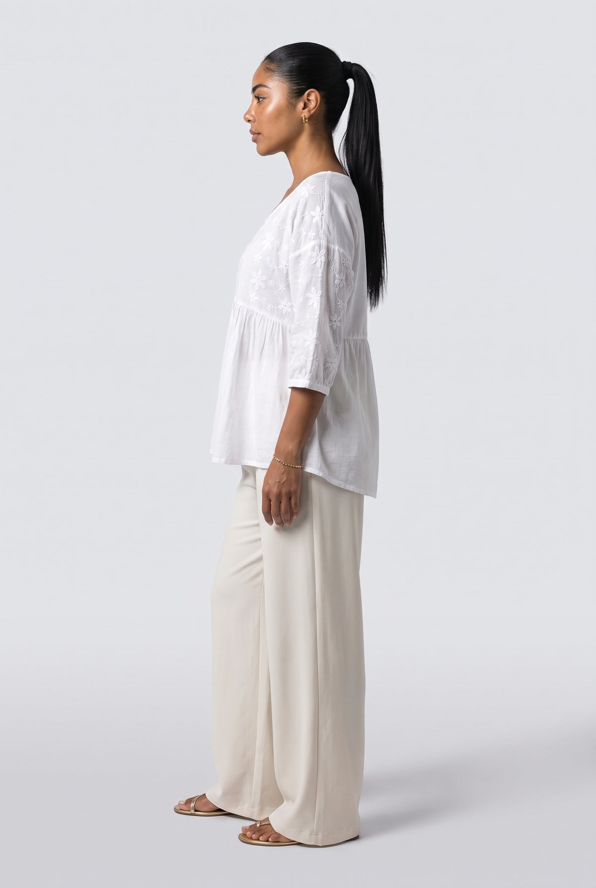 Floral Blouse, back view