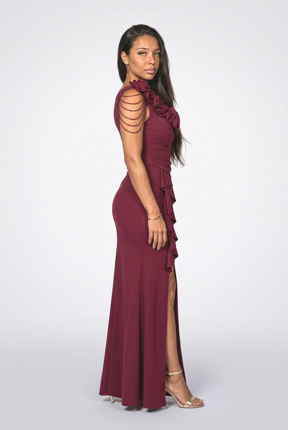Mermaid Cocktail Dress, back view
