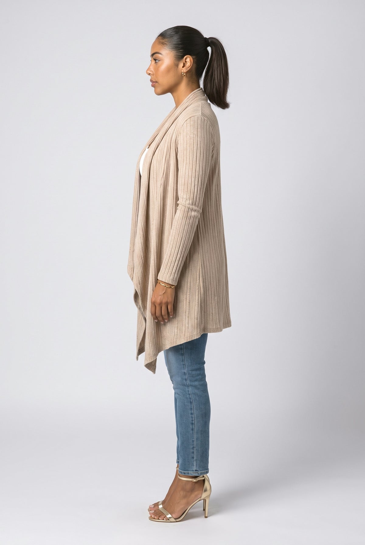 Knit Cardigan, back view