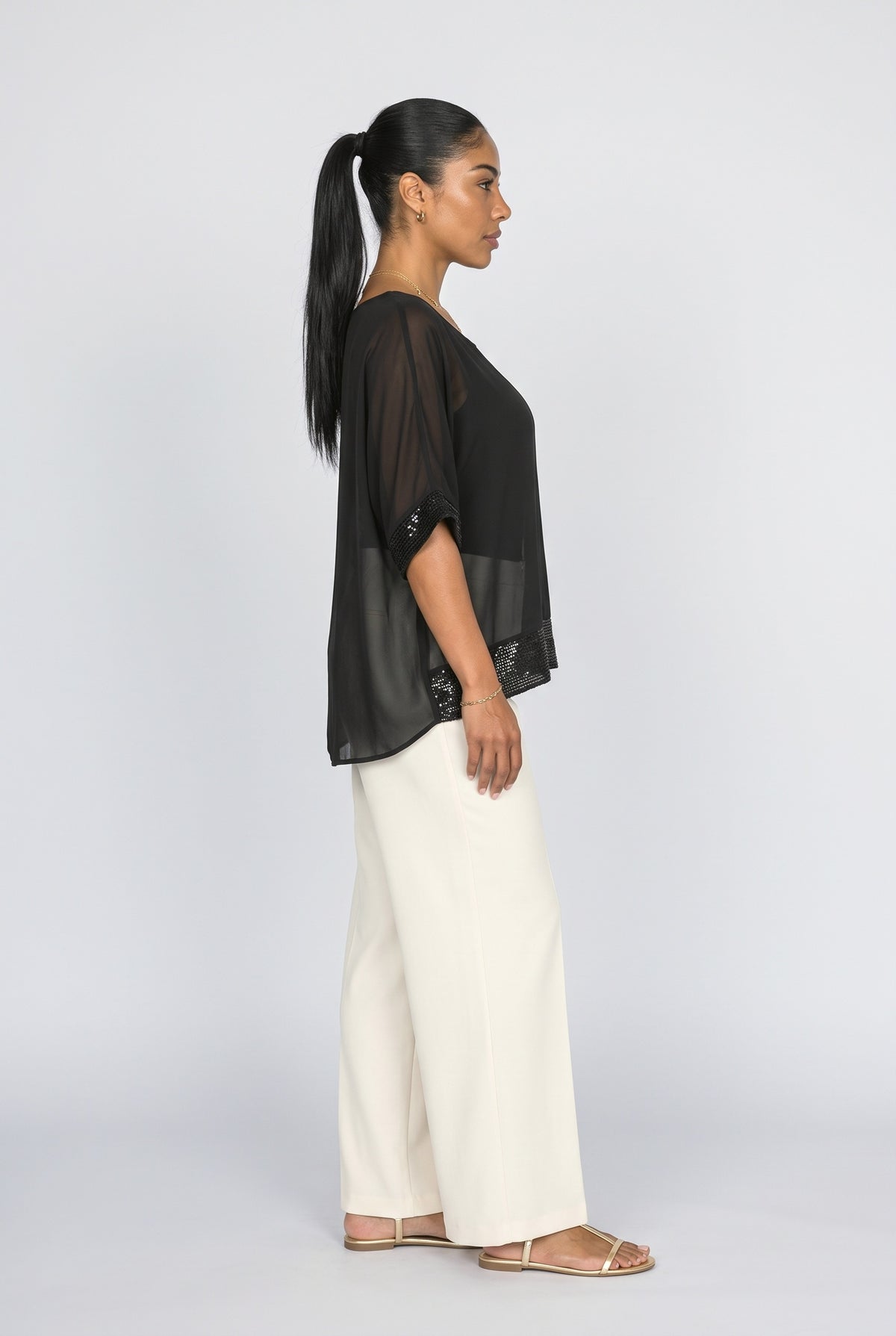 Blouse, back view