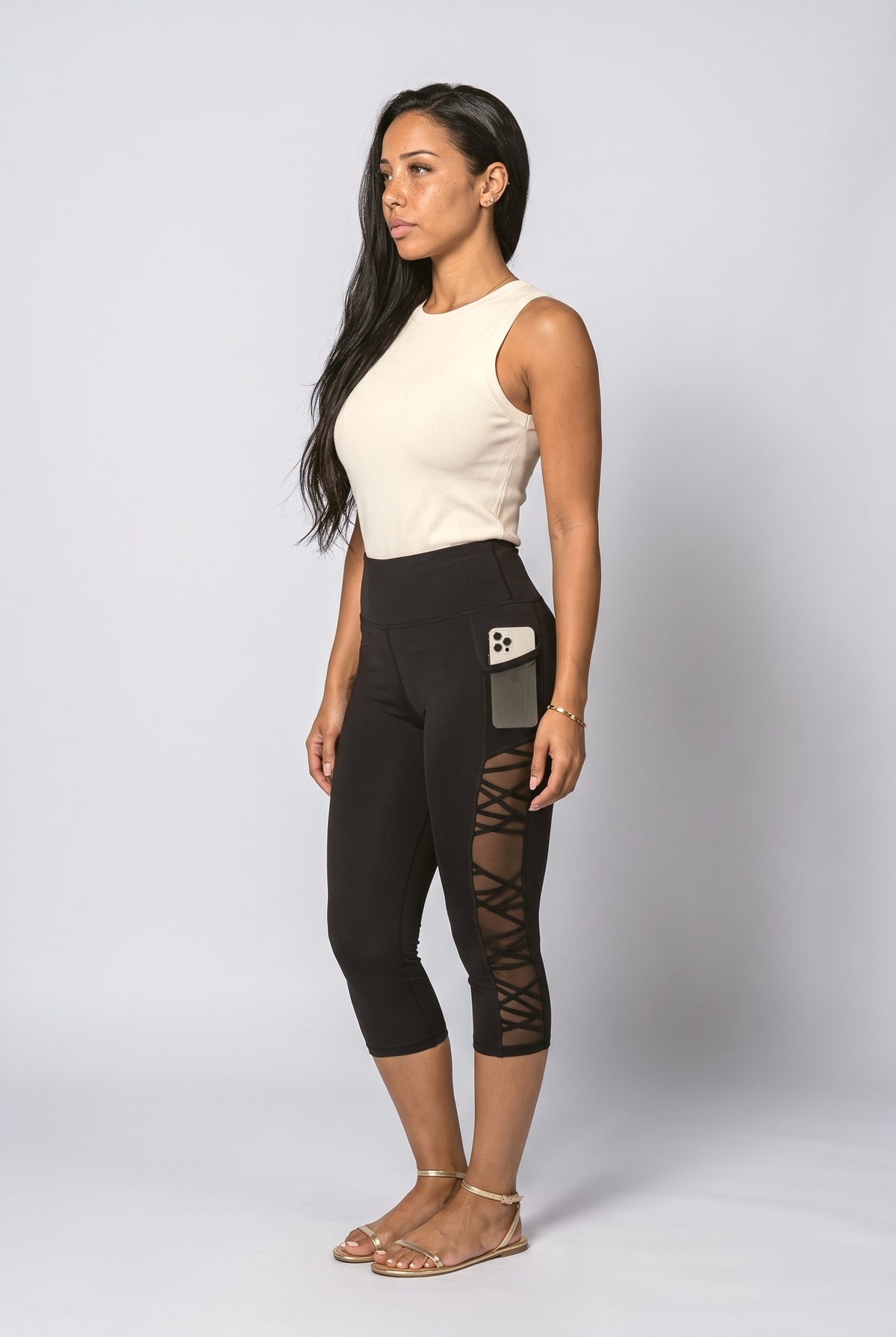 Mesh Leggings, back view