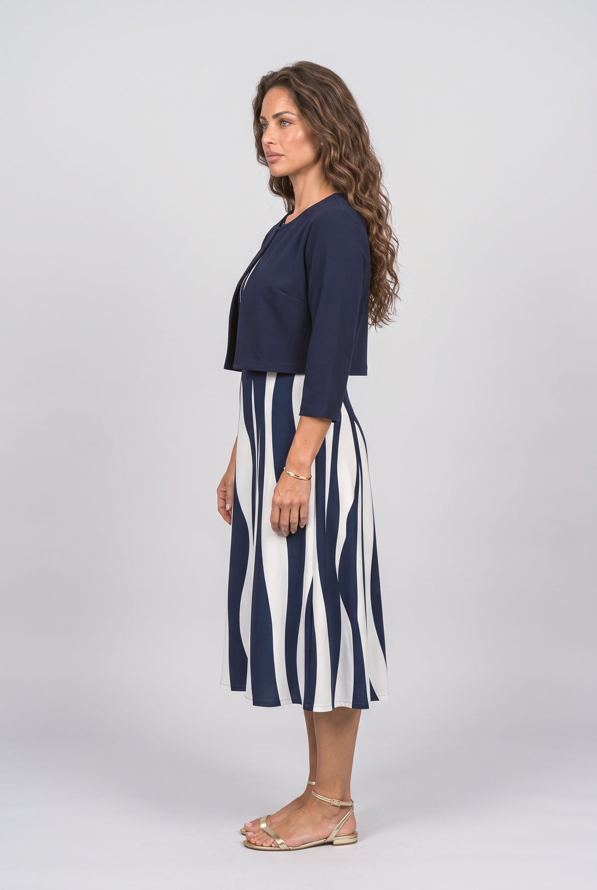 Midi Dress, back view