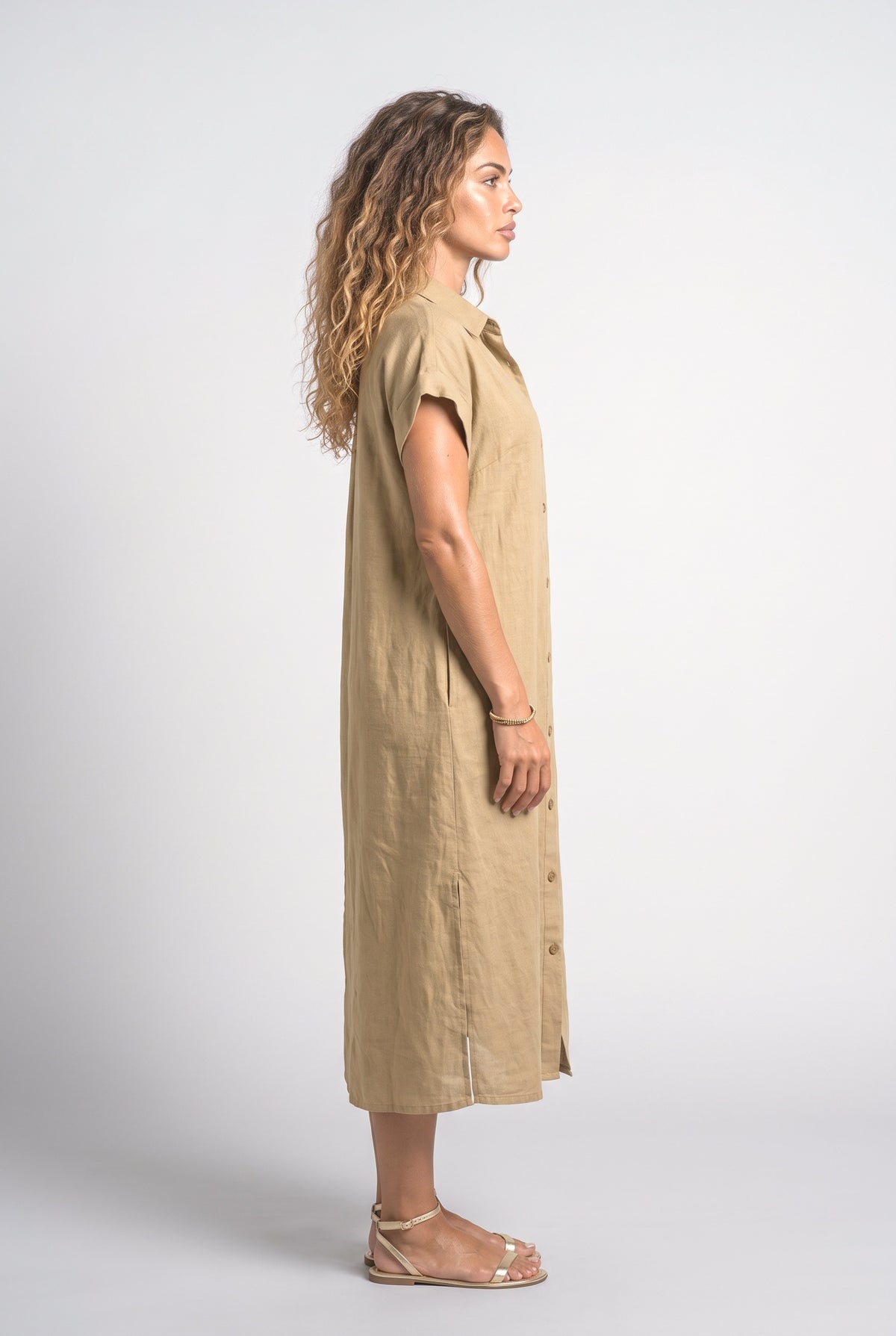 Midi Dress, back view