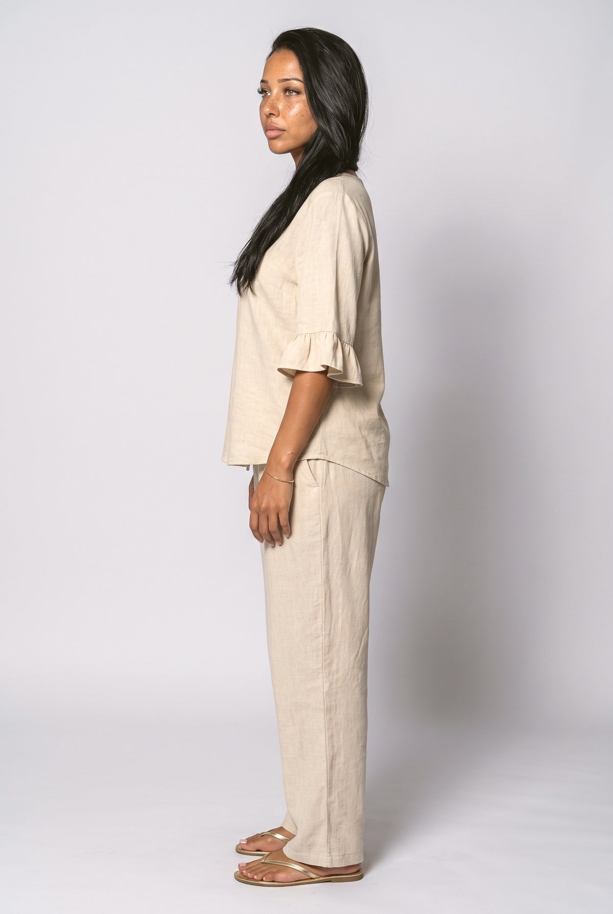 Ruffle Co Ord Set, back view