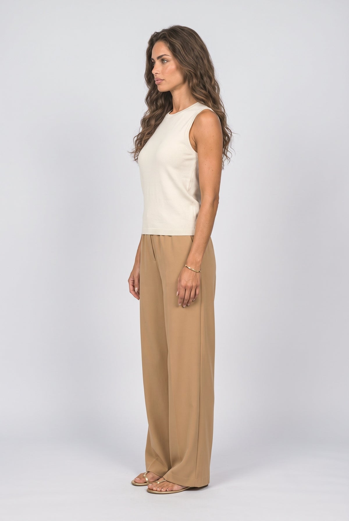 Wide Leg Pants, back view