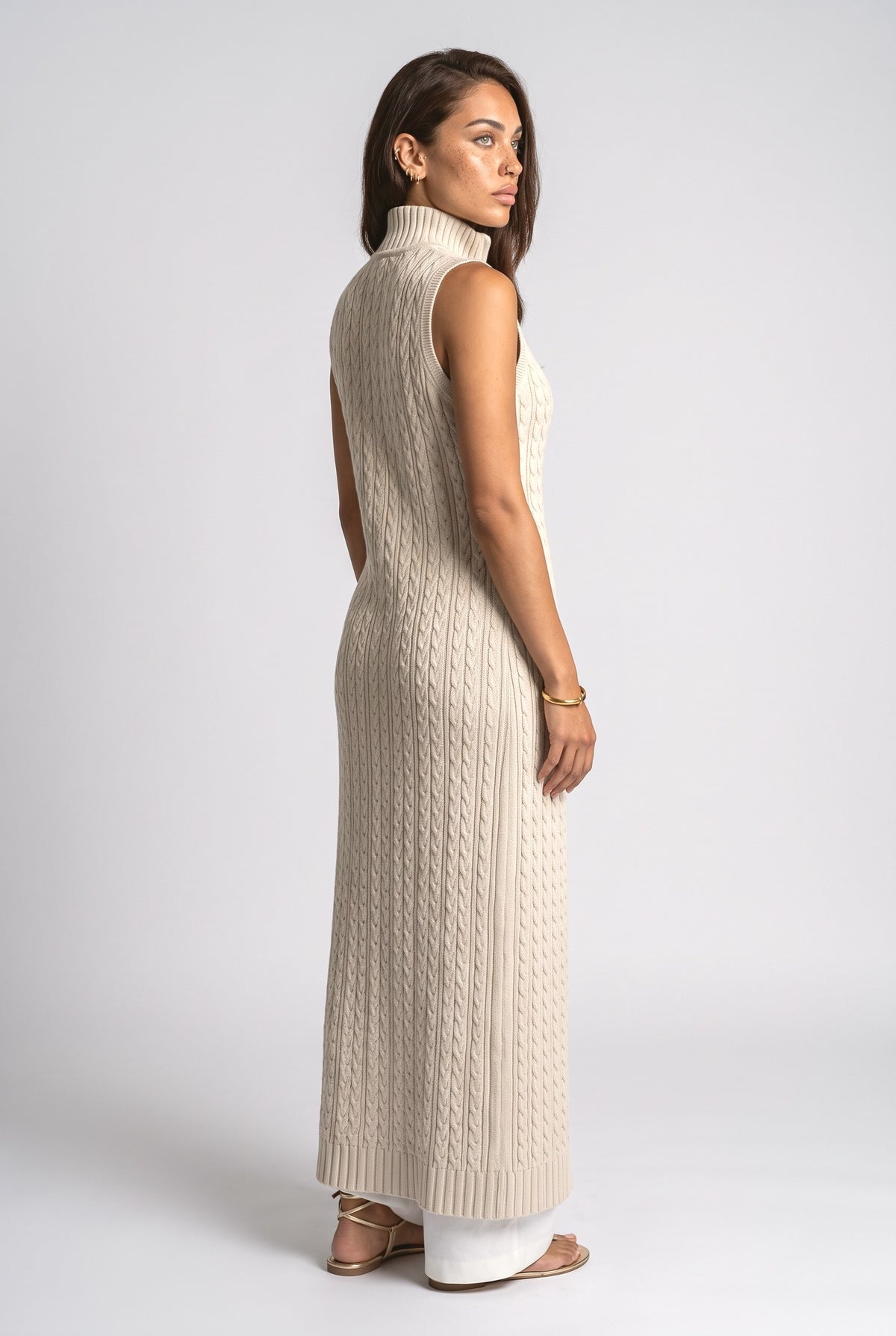 Knit Vest, back view