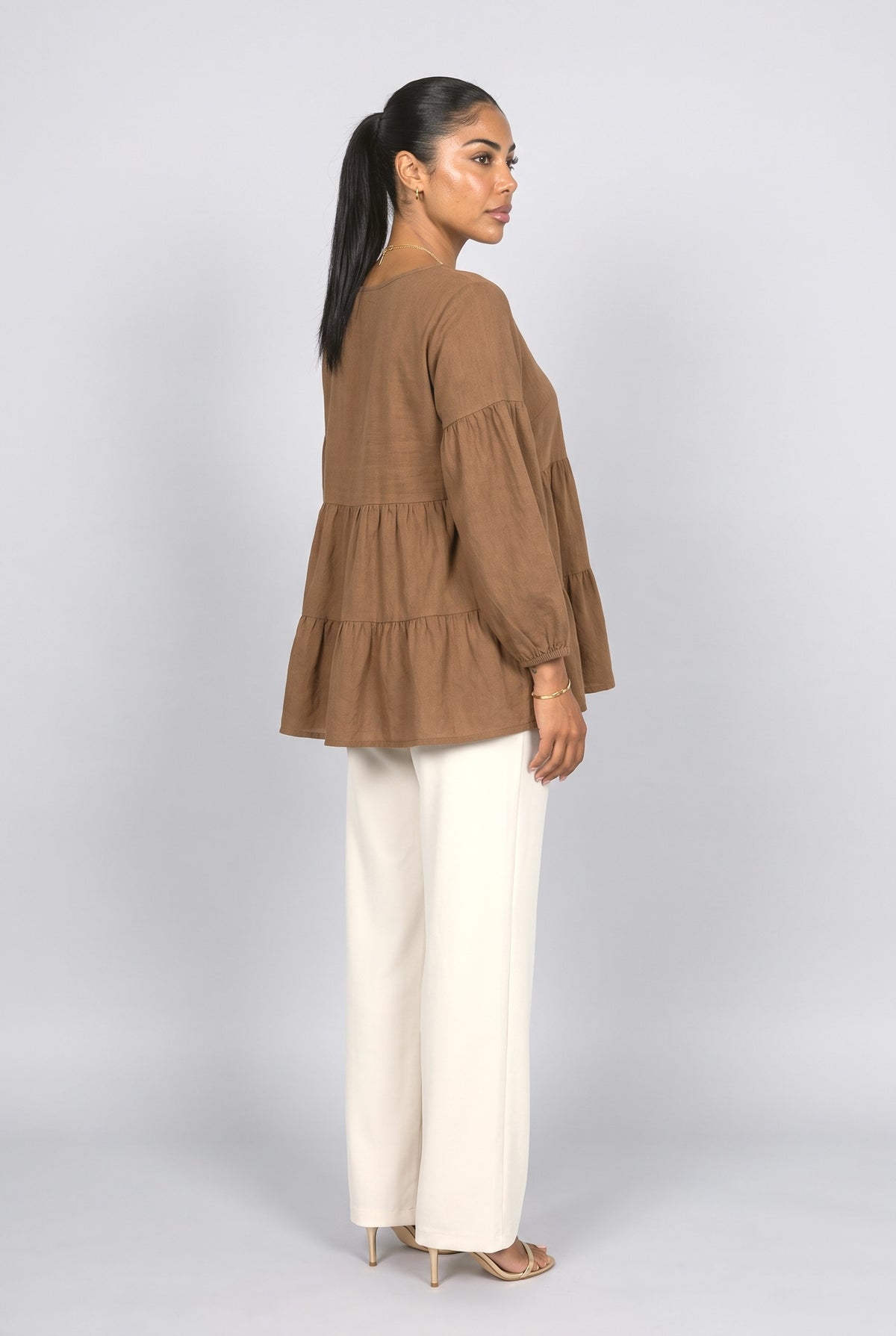 Tiered Blouse, back view