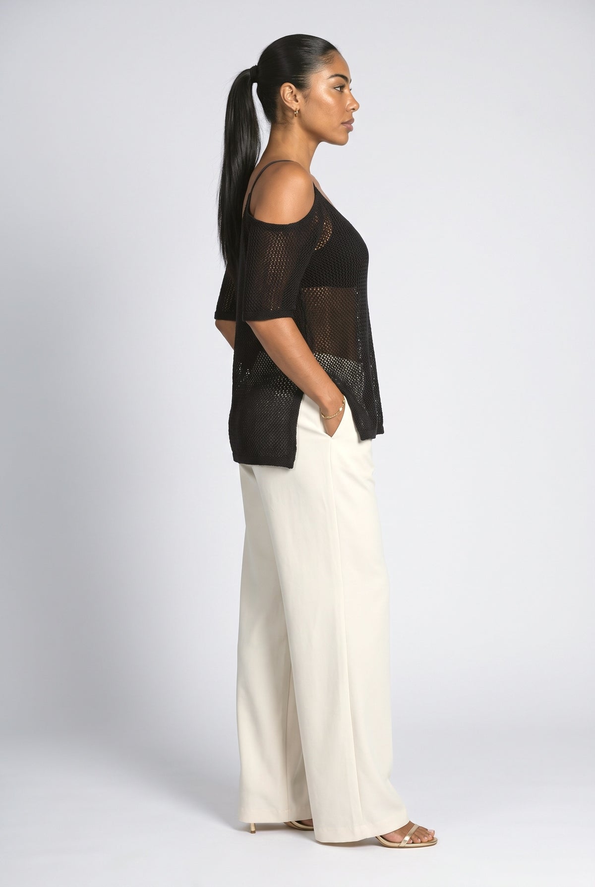 Knit Top, back view