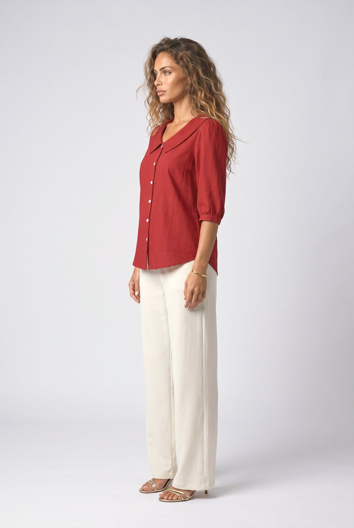 Blouse, back view