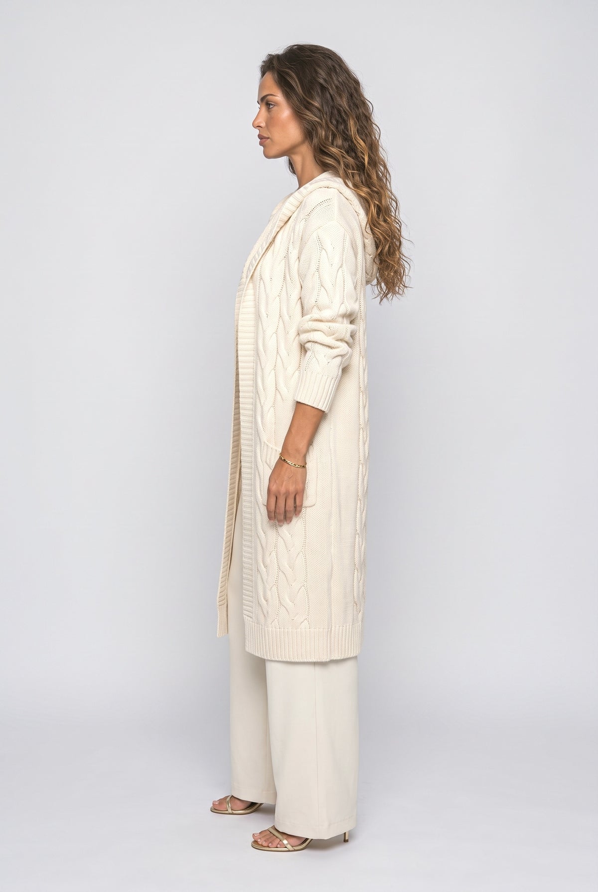 Knit Cardigan, back view