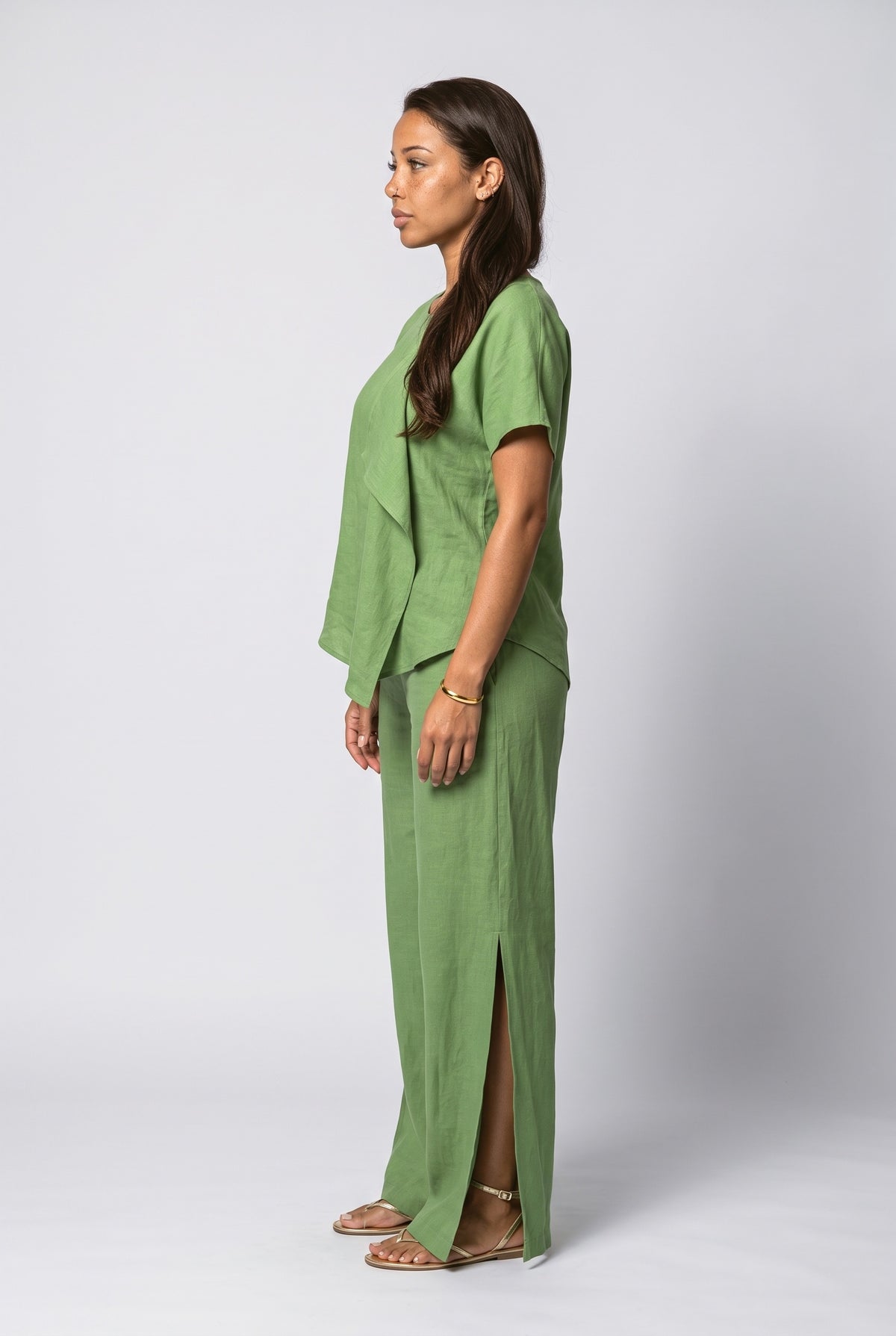 Asymmetric Two Piece Outfit, back view