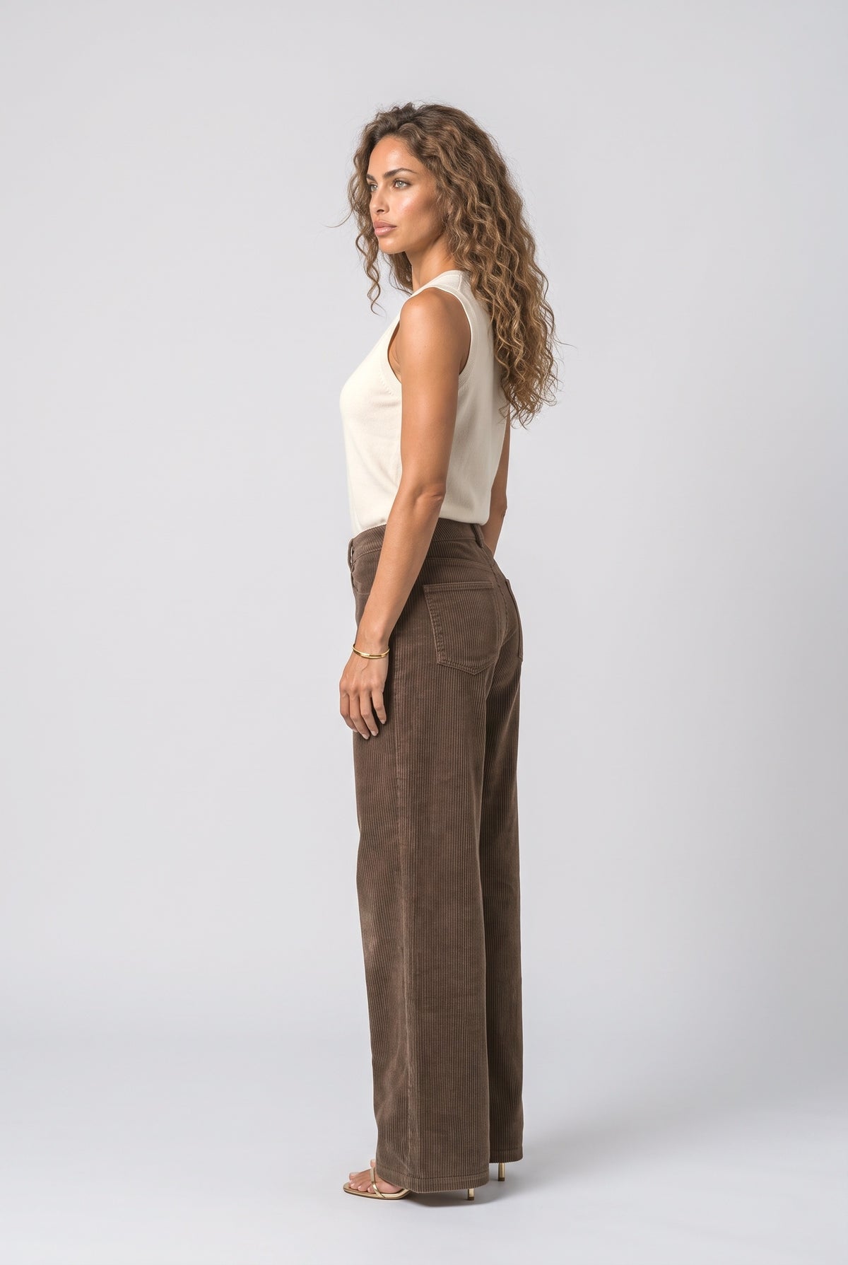 Wide Leg Pants, back view