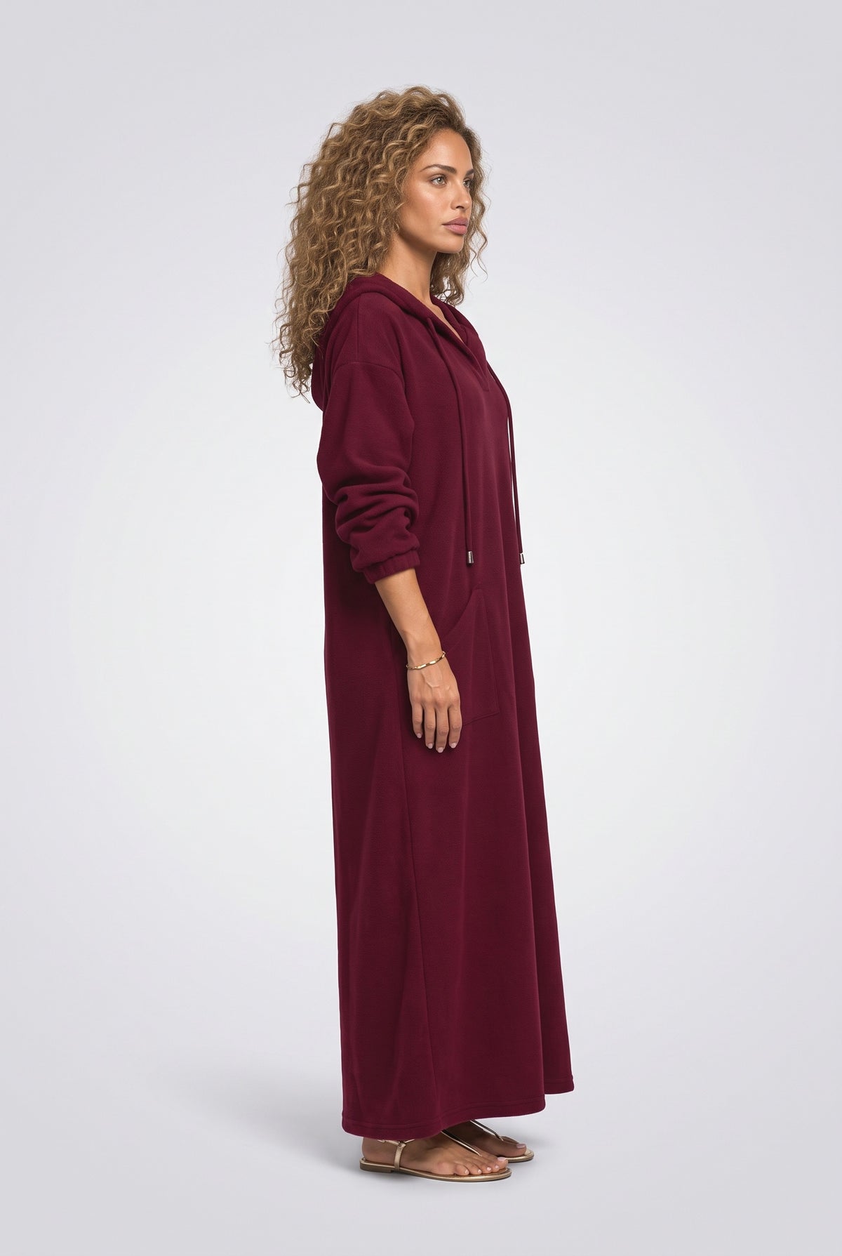 A-Line Maxi Dress, back view