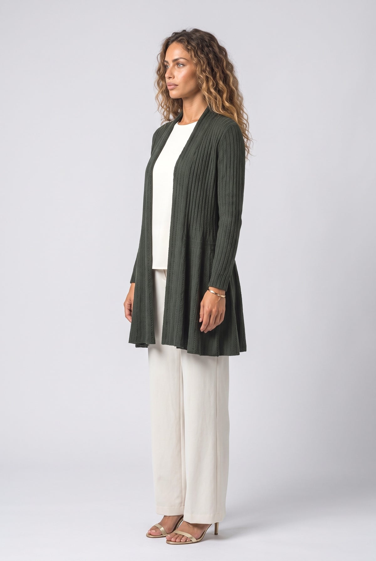 Knit Cardigan, back view