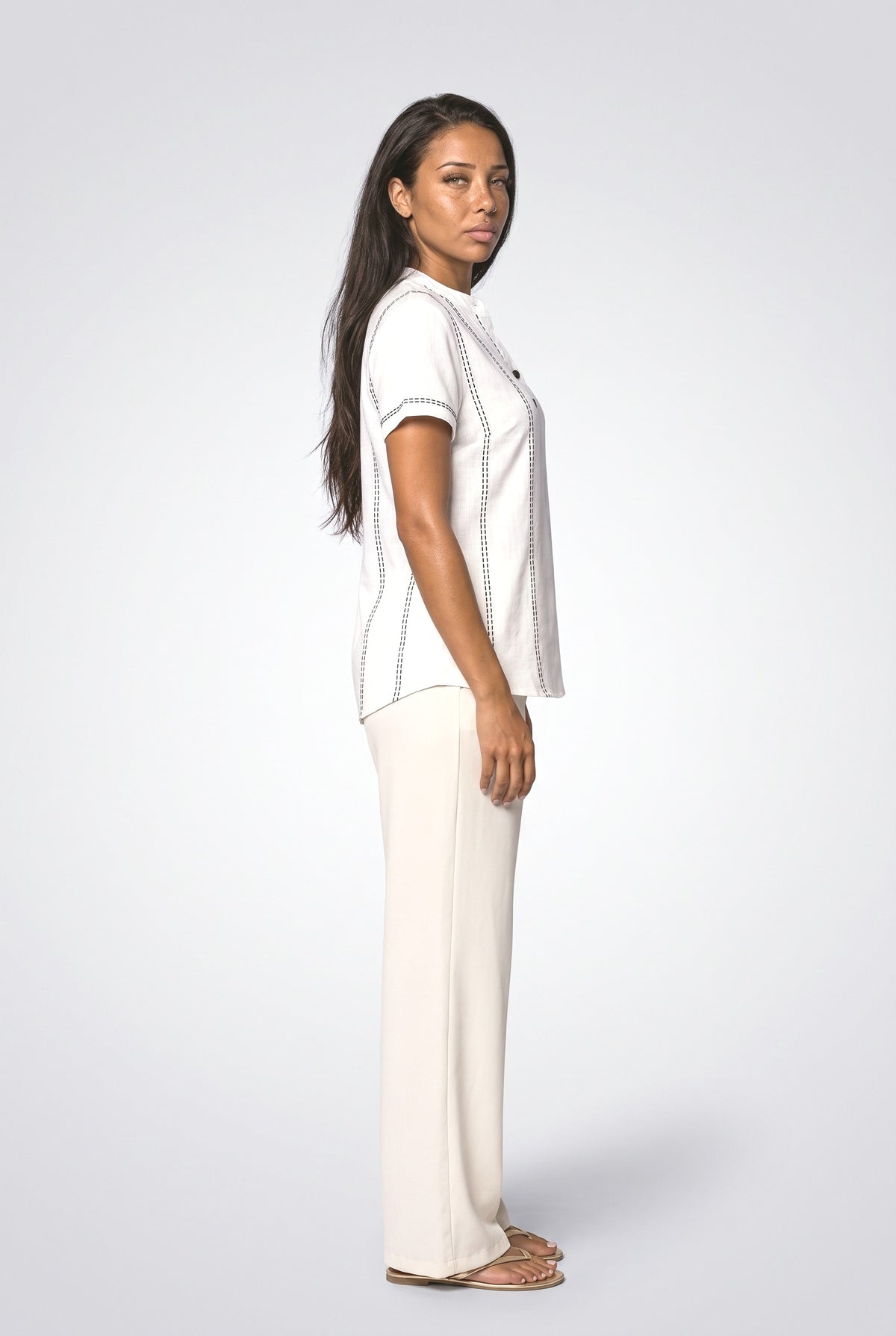 Blouse, back view