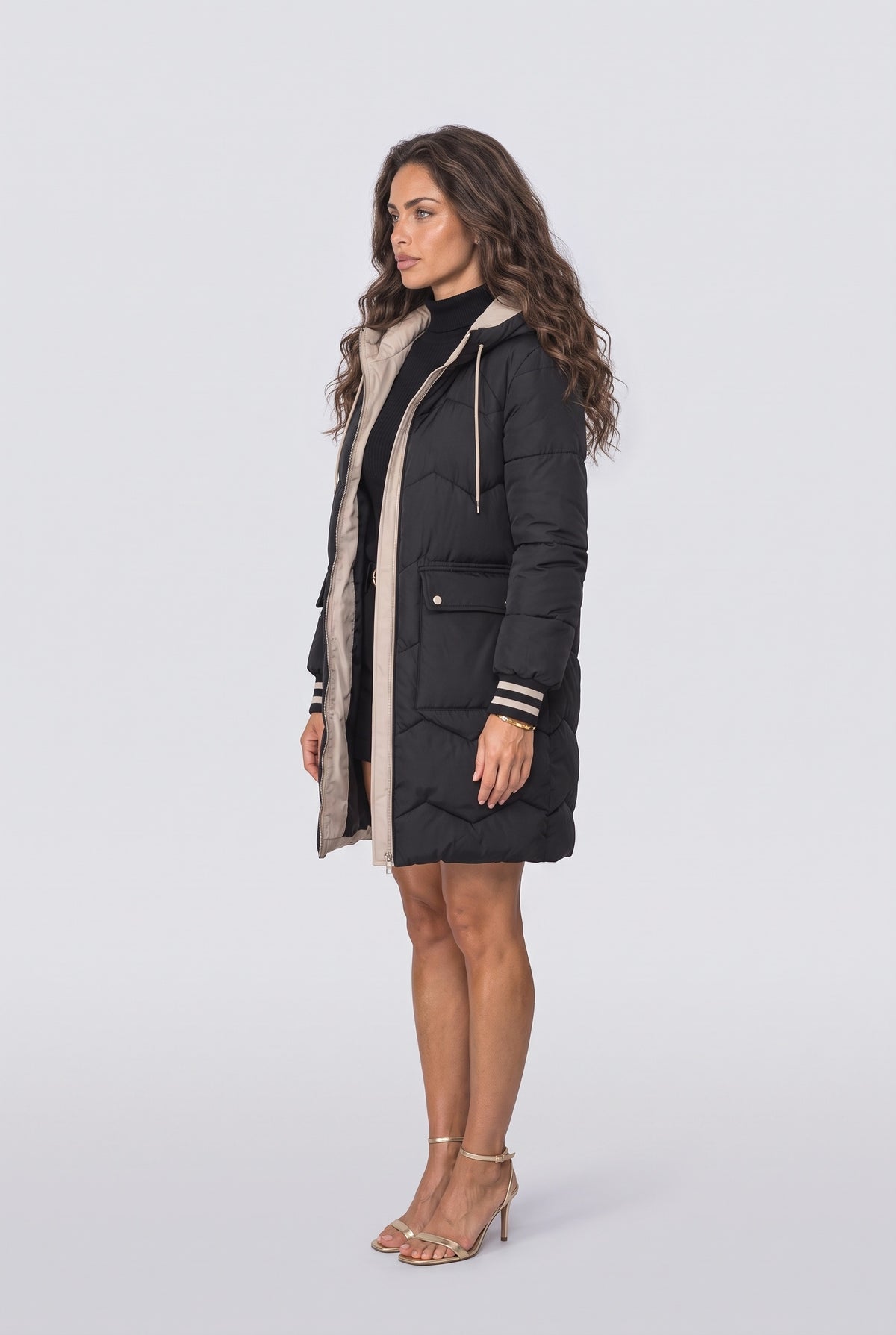 Puffer Jacket, back view