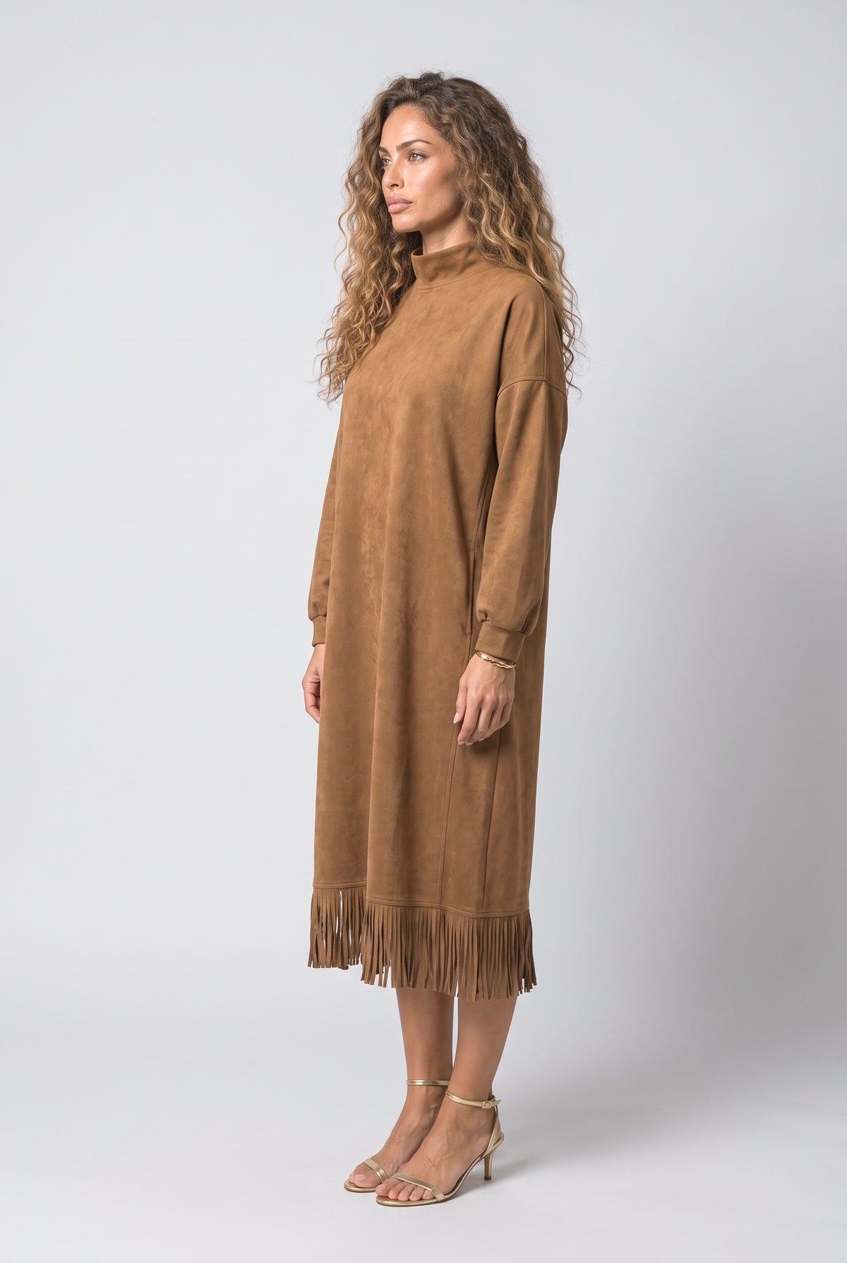 High Neck Summer Dress, back view